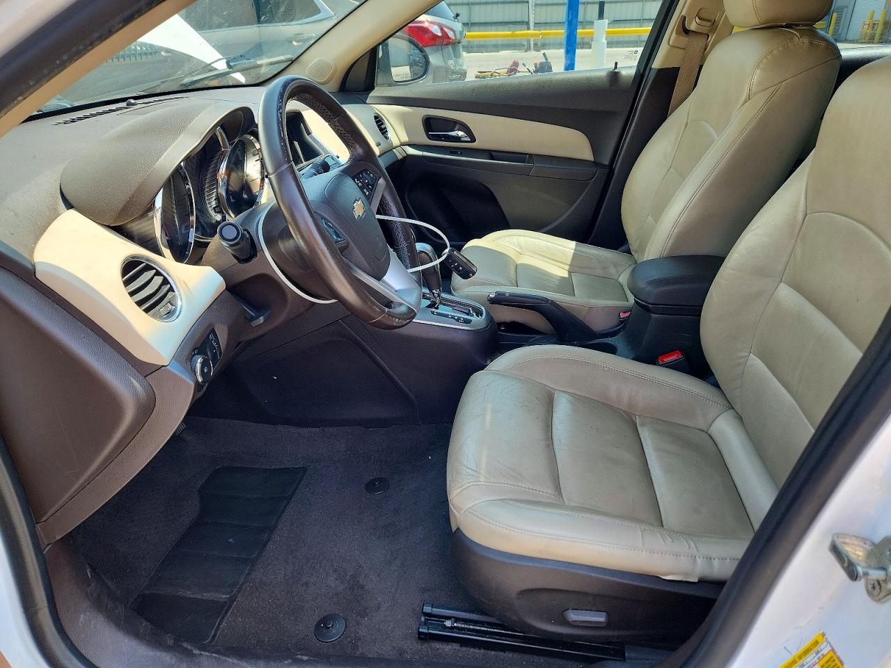 2014 Chevrolet Cruze Ltz White vin: 1G1PG5SB2E7263992