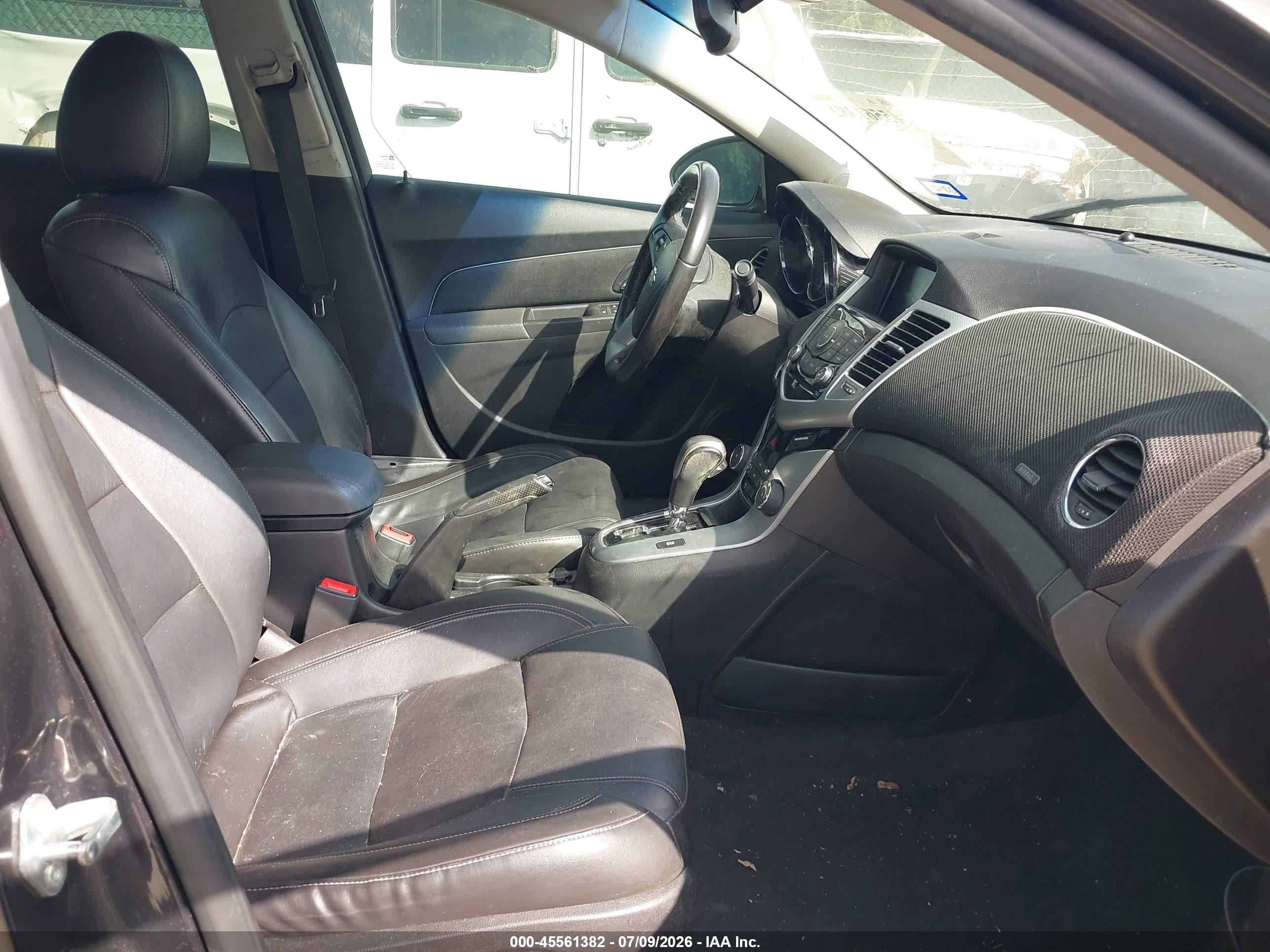 2014 Chevrolet Cruze Ltz Gray vin: 1G1PG5SB2E7434725
