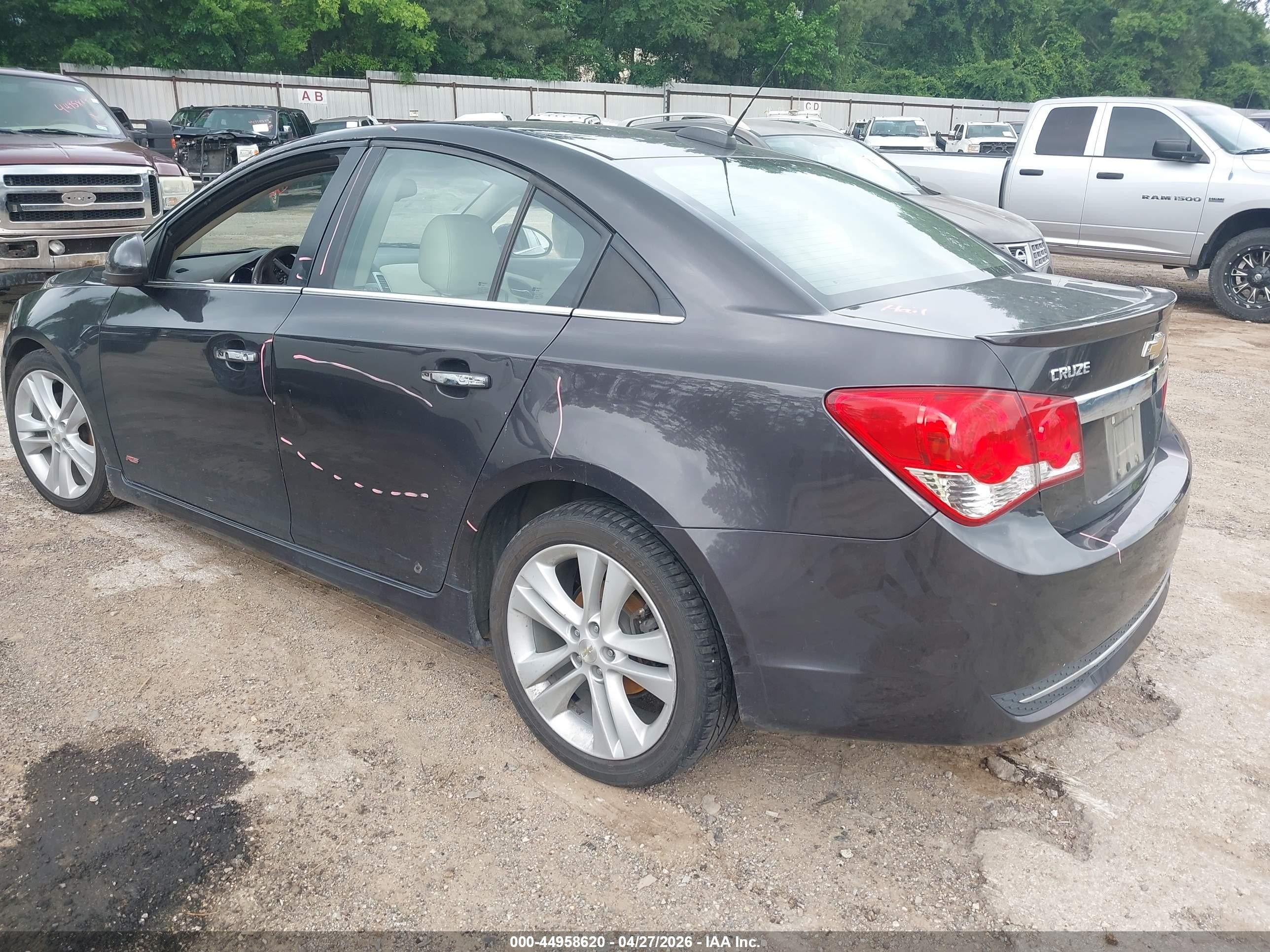 2015 Chevrolet Cruze Ltz Серый vin: 1G1PG5SB2F7131364
