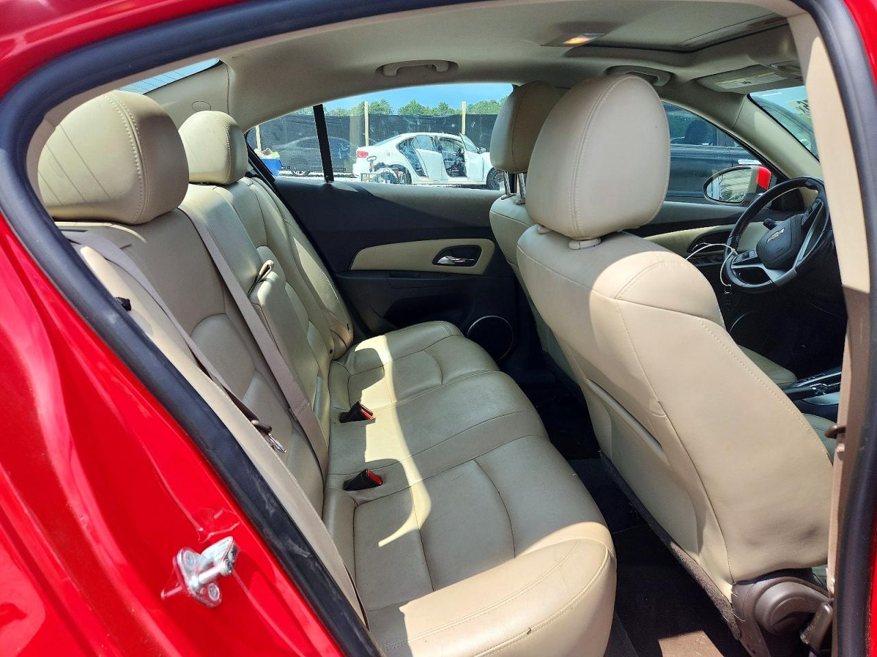 2015 Chevrolet Cruze Ltz Red vin: 1G1PG5SB2F7200019