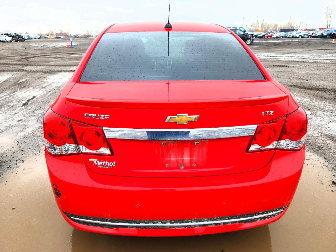 2015 Chevrolet Cruze Ltz Red vin: 1G1PG5SB2F7242688