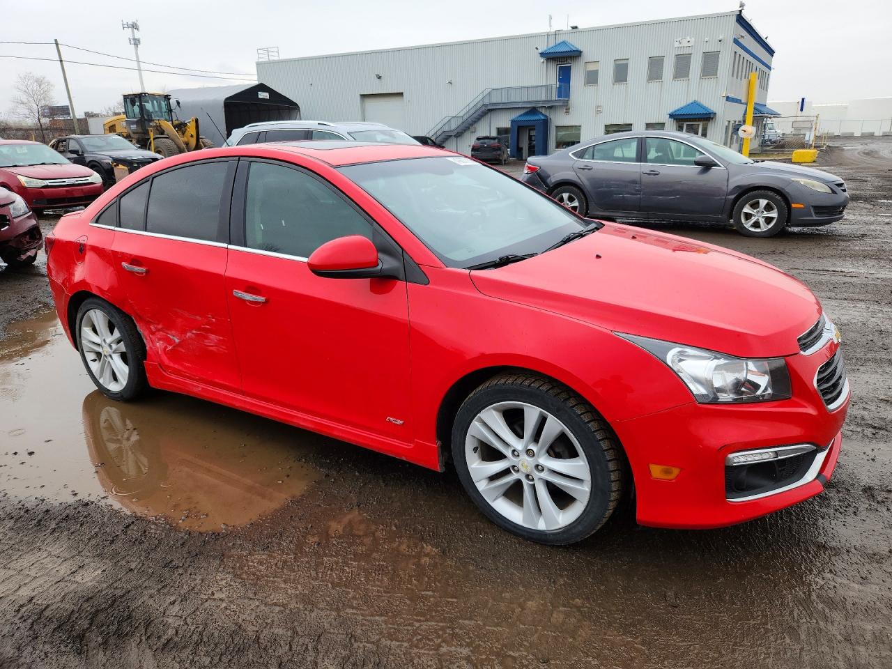 2015 Chevrolet Cruze Ltz Red vin: 1G1PG5SB2F7242688