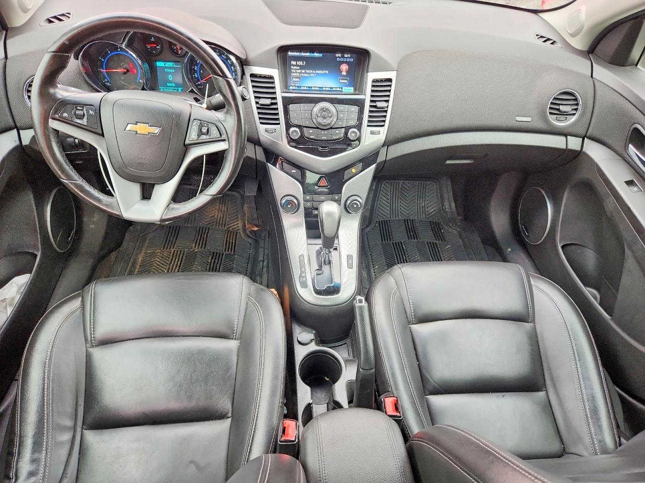 2015 Chevrolet Cruze Ltz Red vin: 1G1PG5SB2F7242688