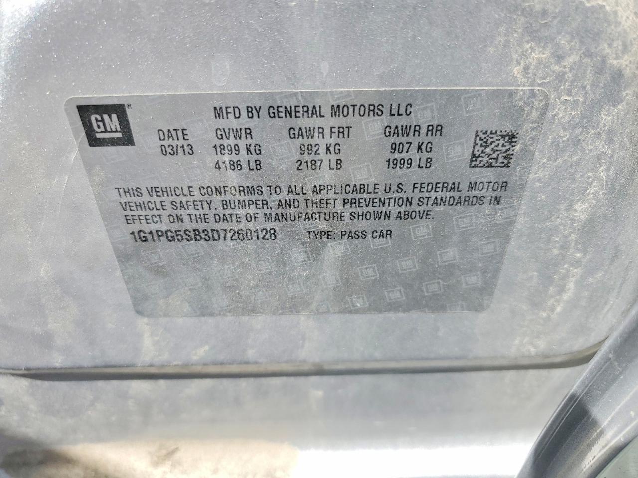 2013 Chevrolet Cruze Ltz Серебряный vin: 1G1PG5SB3D7260128