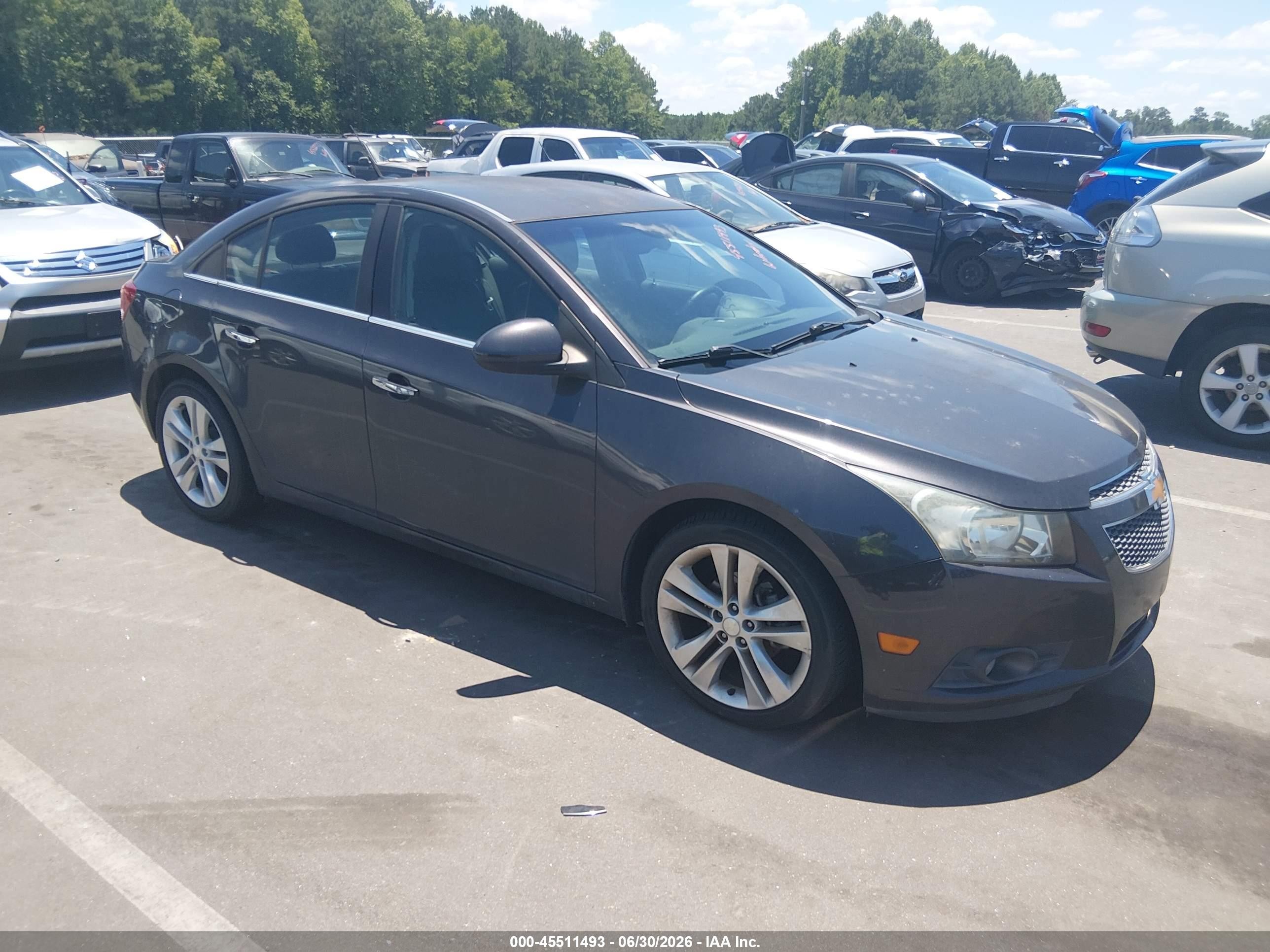 2014 Chevrolet Cruze Ltz Серый vin: 1G1PG5SB3E7306705