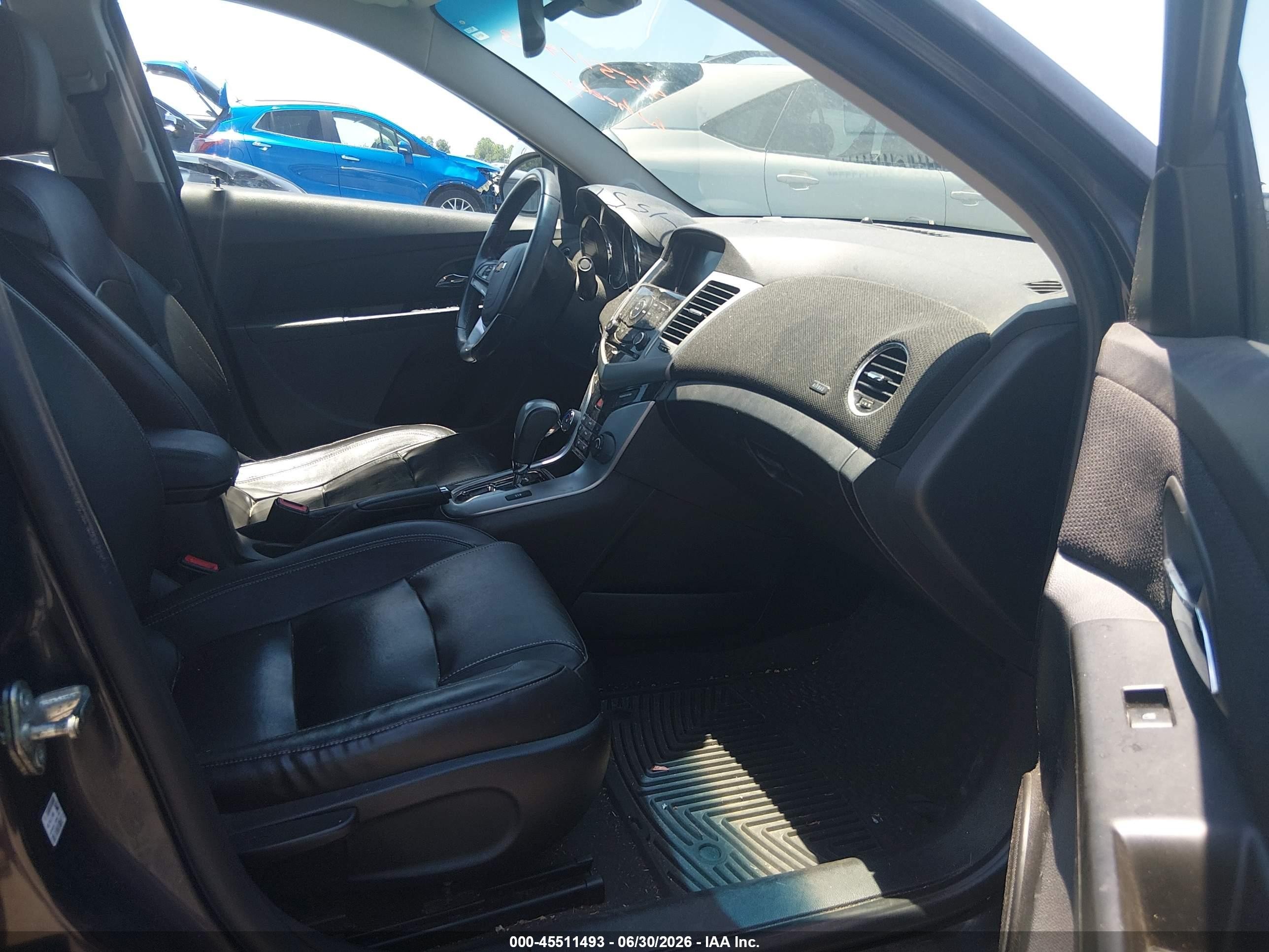 2014 Chevrolet Cruze Ltz Gray vin: 1G1PG5SB3E7306705