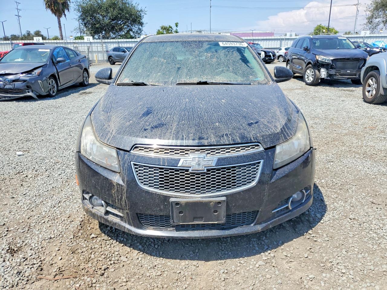 2014 Chevrolet Cruze Ltz Black vin: 1G1PG5SB3E7423684