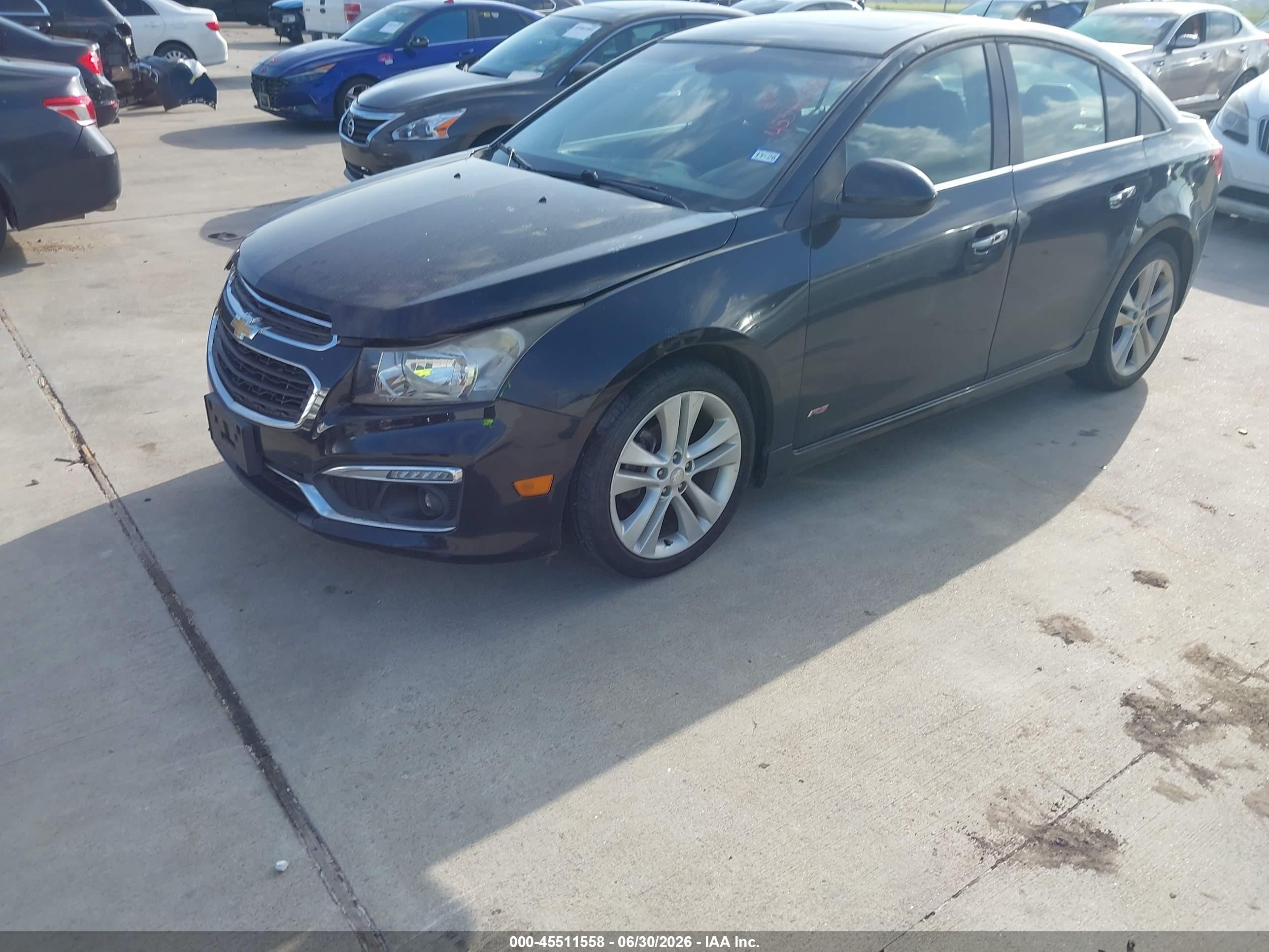 2015 Chevrolet Cruze Ltz Черный vin: 1G1PG5SB3F7143877