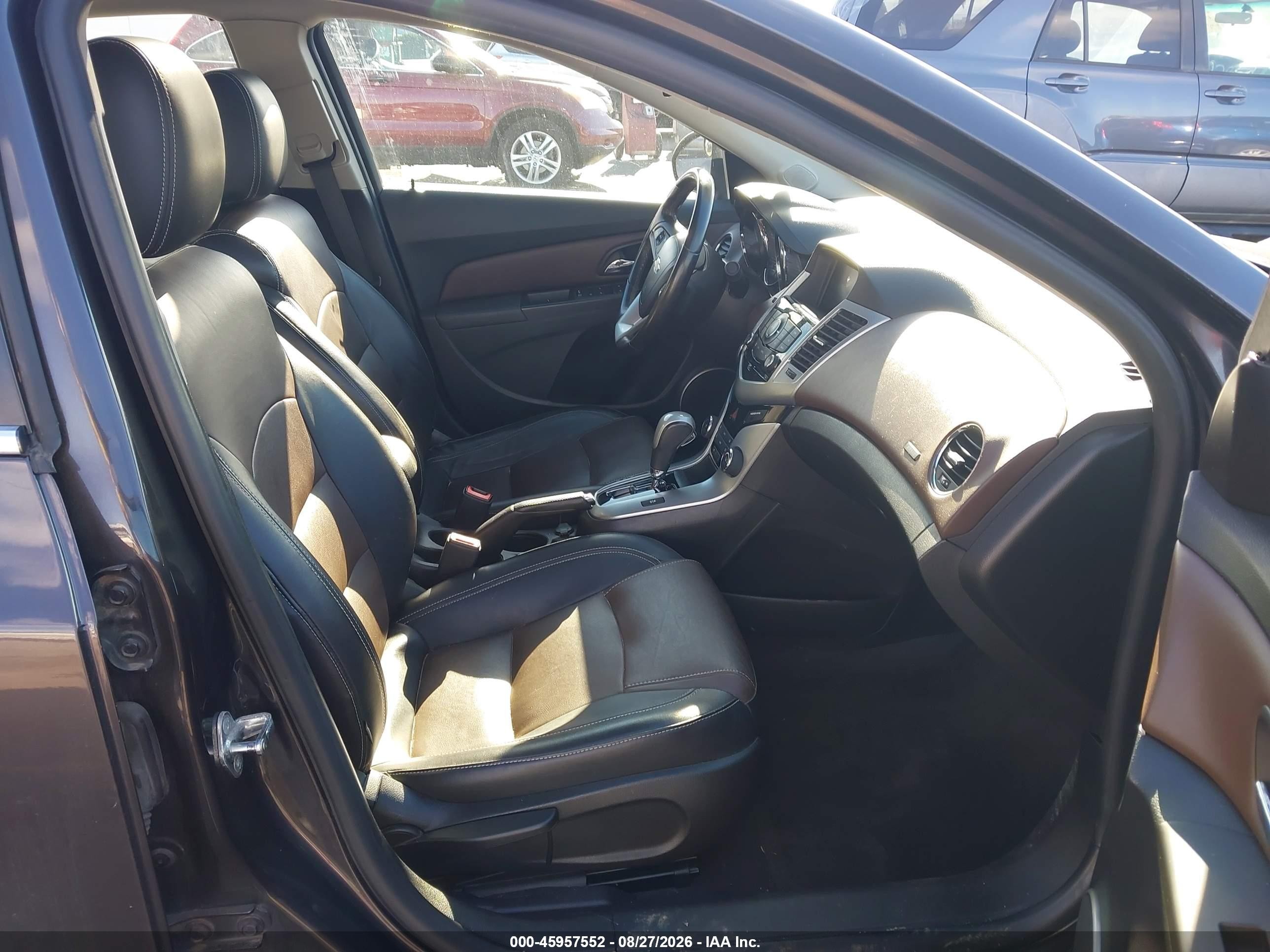 2015 Chevrolet Cruze Ltz Gray vin: 1G1PG5SB3F7181030