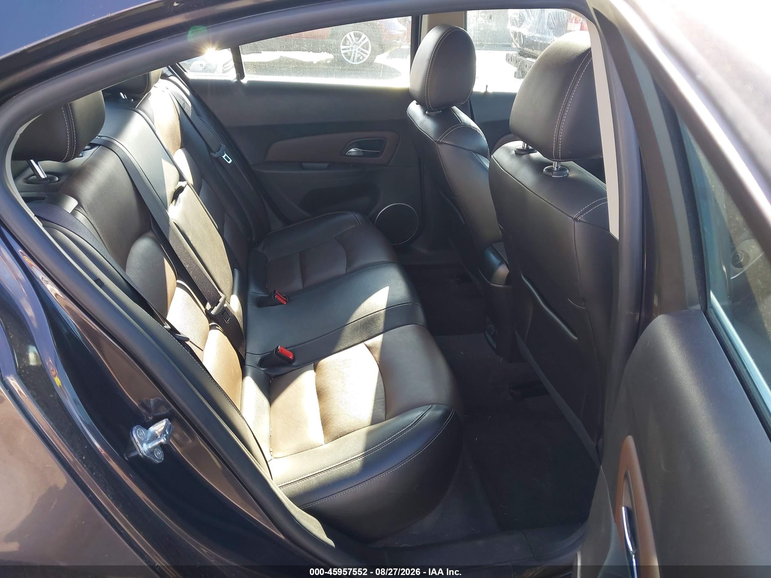 2015 Chevrolet Cruze Ltz Gray vin: 1G1PG5SB3F7181030