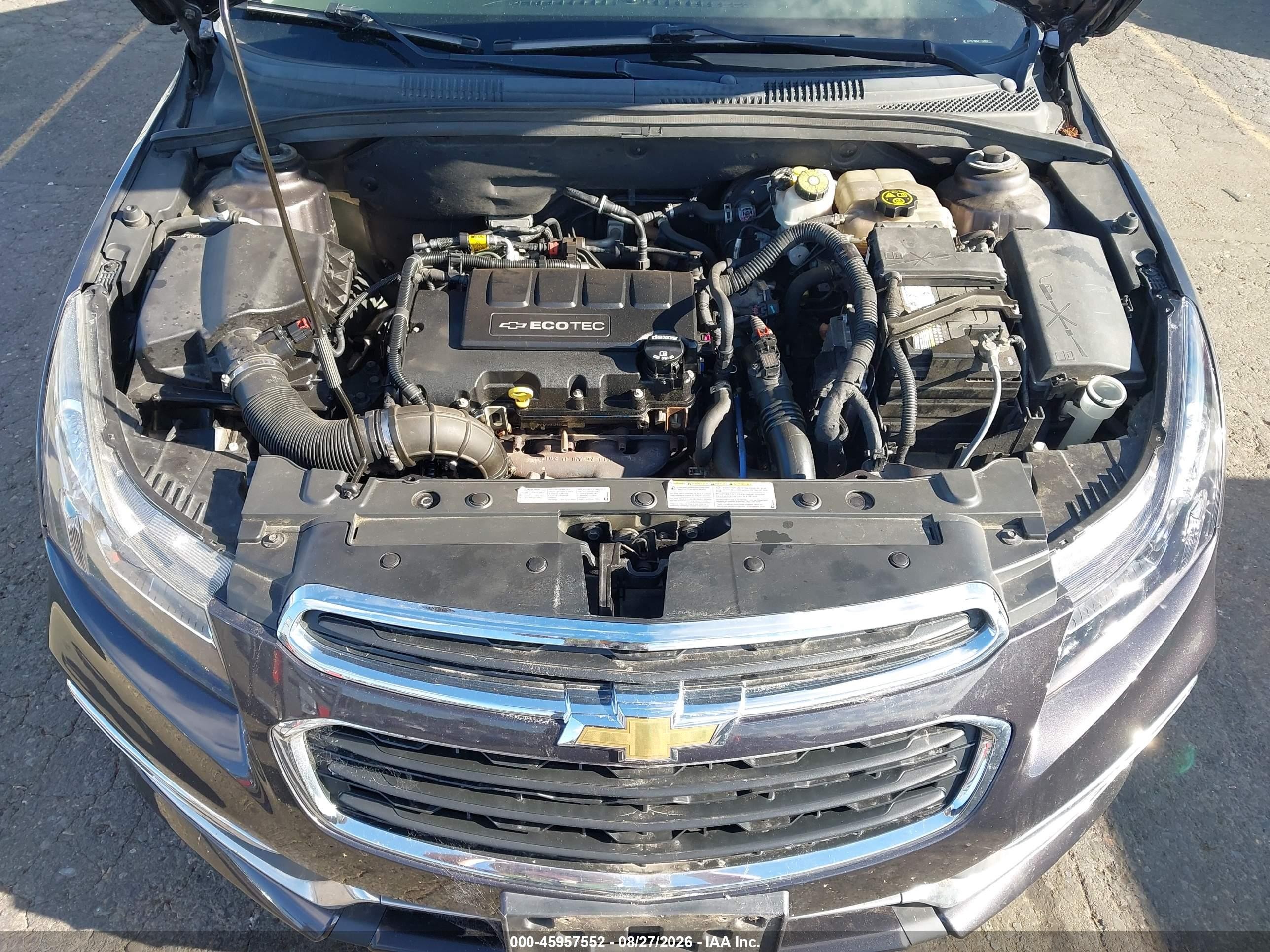 2015 Chevrolet Cruze Ltz Gray vin: 1G1PG5SB3F7181030