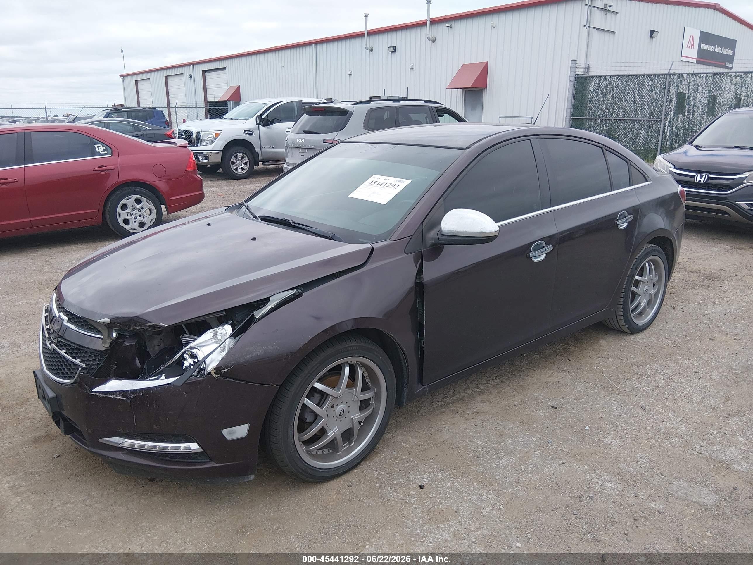 2015 Chevrolet Cruze Ltz Burgundy vin: 1G1PG5SB3F7198782