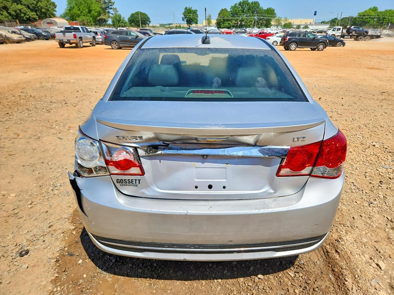 2015 Chevrolet Cruze Ltz Silver vin: 1G1PG5SB3F7203138