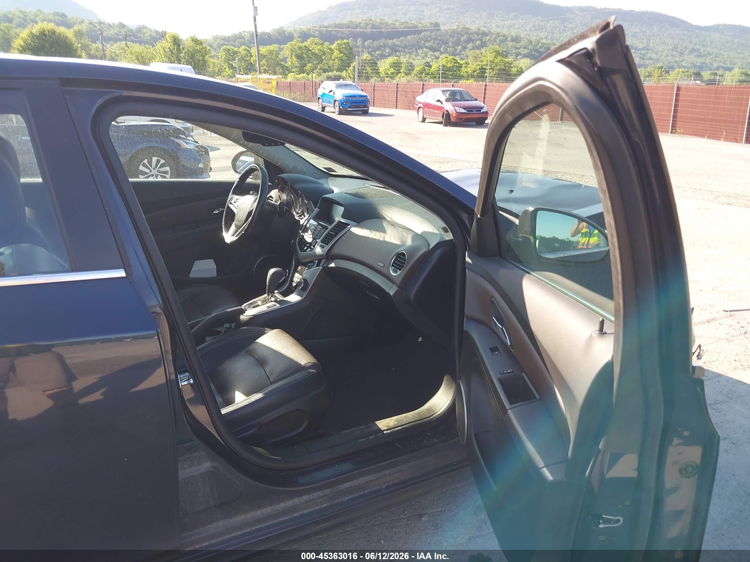 2015 Chevrolet Cruze Ltz Blue vin: 1G1PG5SB3F7208369