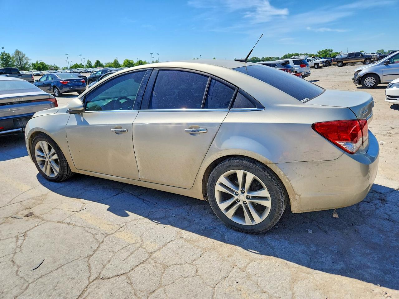 2013 Chevrolet Cruze Ltz Желто-коричневый vin: 1G1PG5SB4D7145764