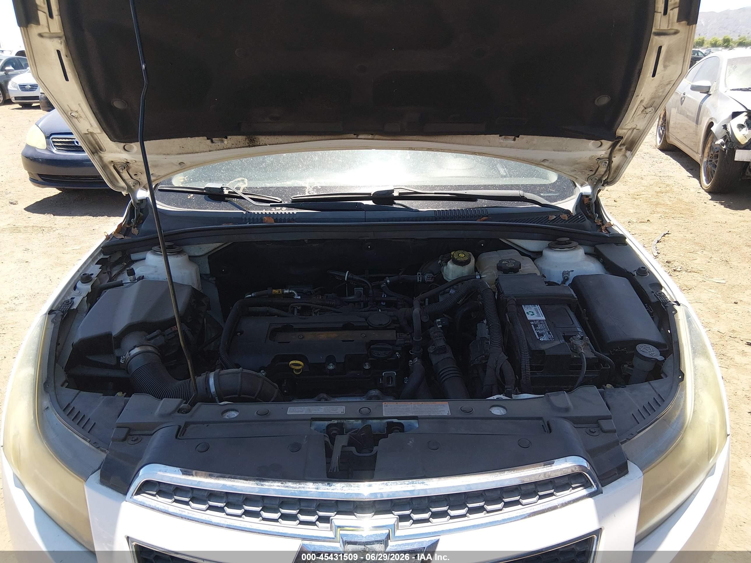 2013 Chevrolet Cruze Ltz White vin: 1G1PG5SB4D7301477