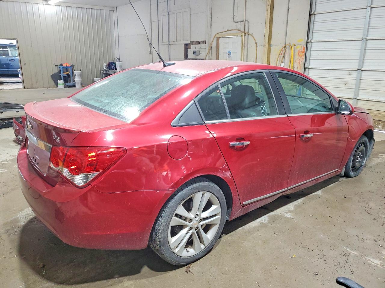 2013 Chevrolet Cruze Ltz Red vin: 1G1PG5SB4D7322426