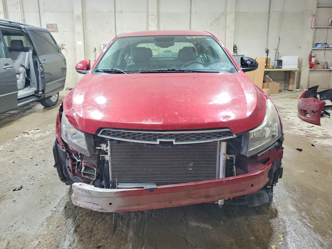 2013 Chevrolet Cruze Ltz Red vin: 1G1PG5SB4D7322426
