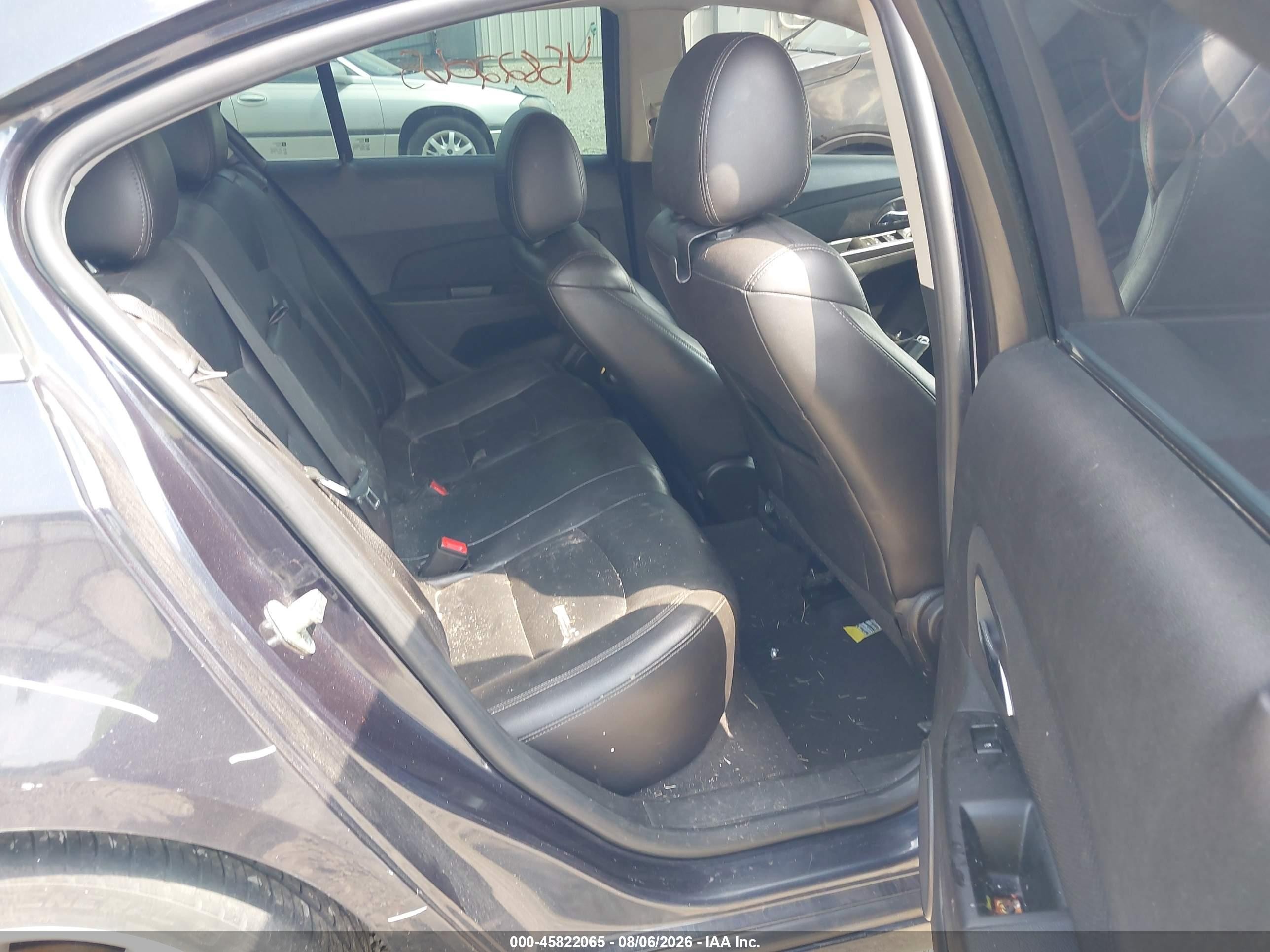 2014 Chevrolet Cruze Ltz Blue vin: 1G1PG5SB4E7363365