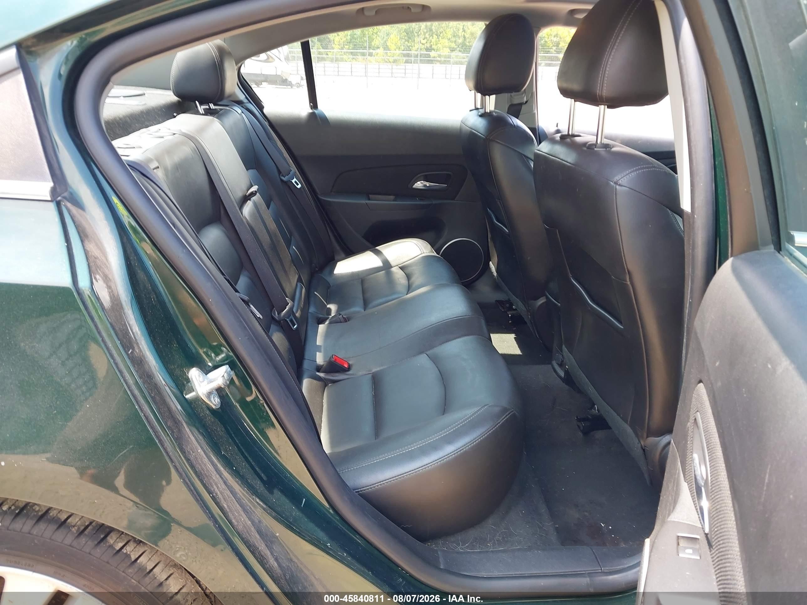 2015 Chevrolet Cruze Ltz Green vin: 1G1PG5SB4F7108927