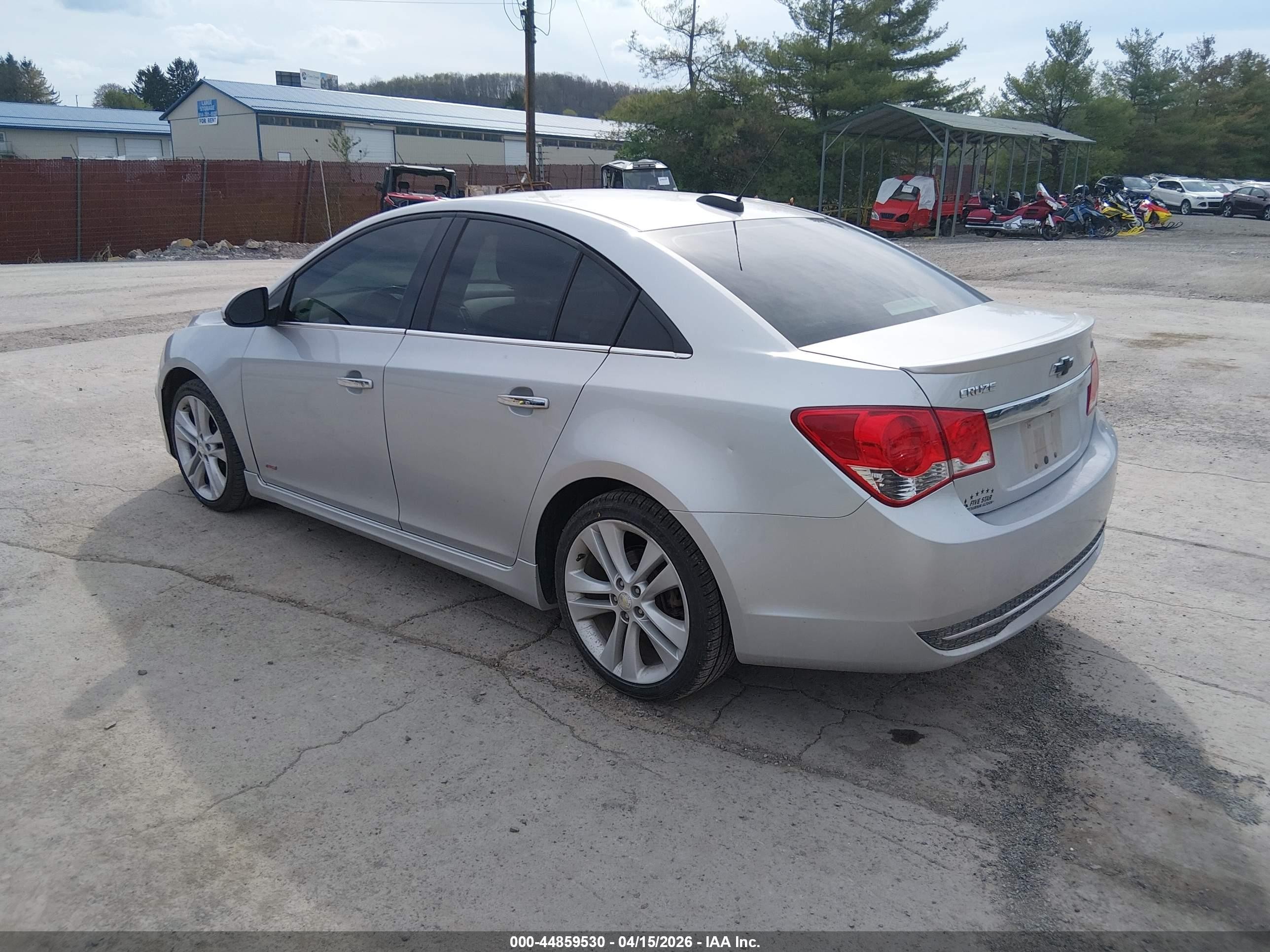 2015 Chevrolet Cruze Ltz Серебряный vin: 1G1PG5SB4F7119815