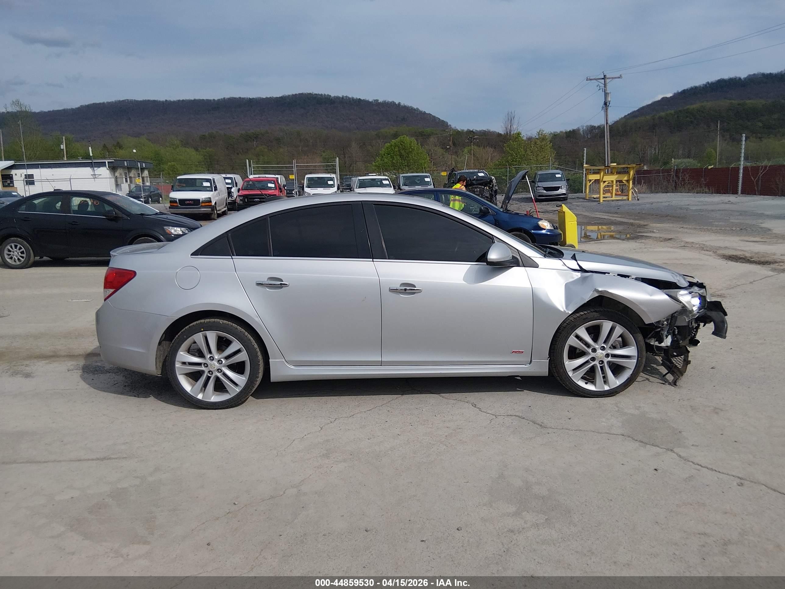 2015 Chevrolet Cruze Ltz Серебряный vin: 1G1PG5SB4F7119815