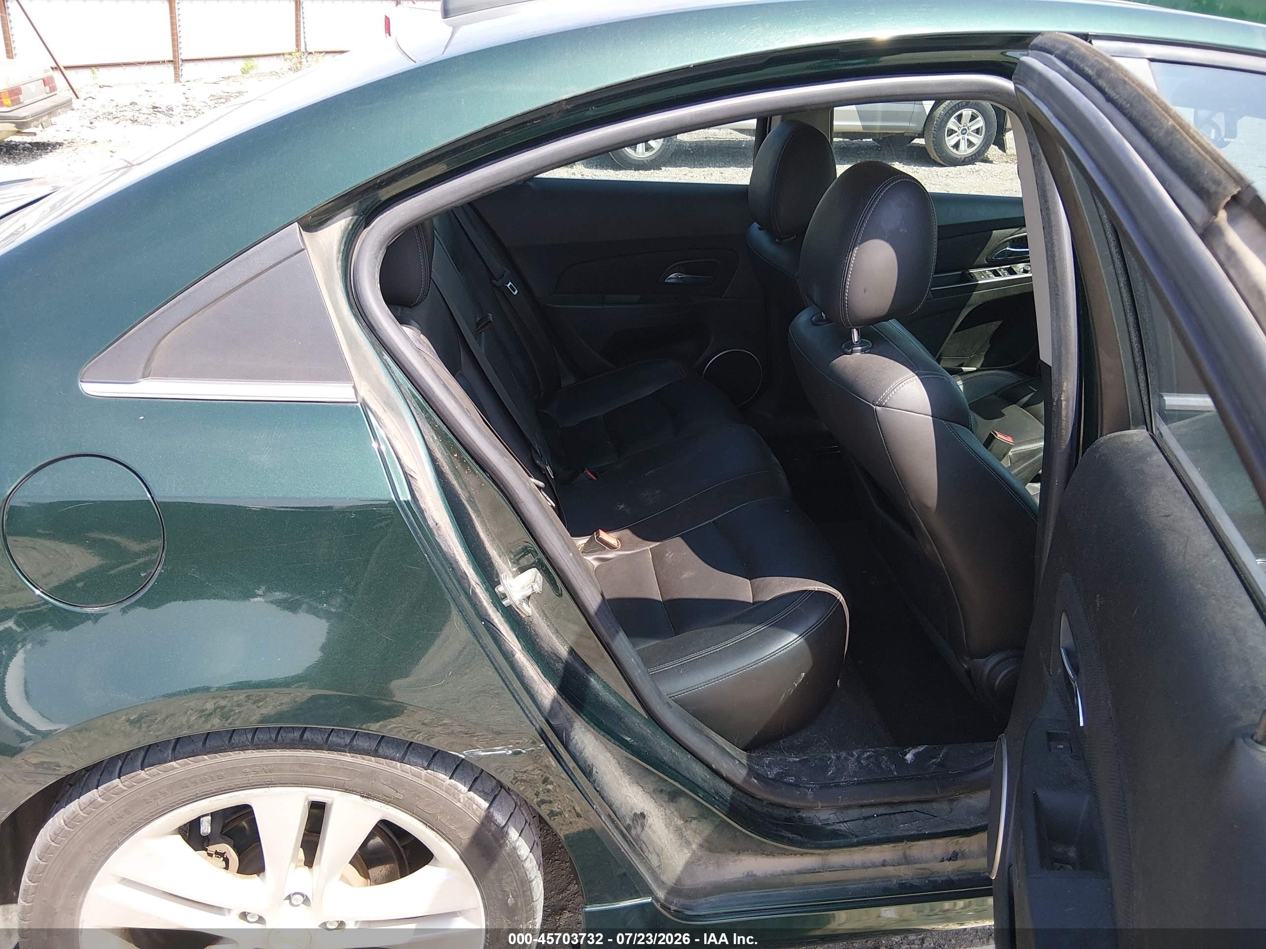 2015 Chevrolet Cruze Ltz Green vin: 1G1PG5SB4F7147811