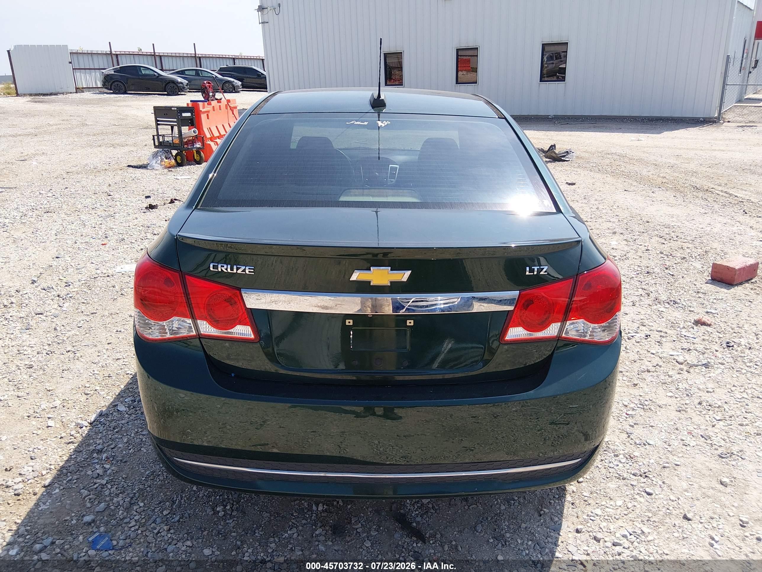 2015 Chevrolet Cruze Ltz Green vin: 1G1PG5SB4F7147811