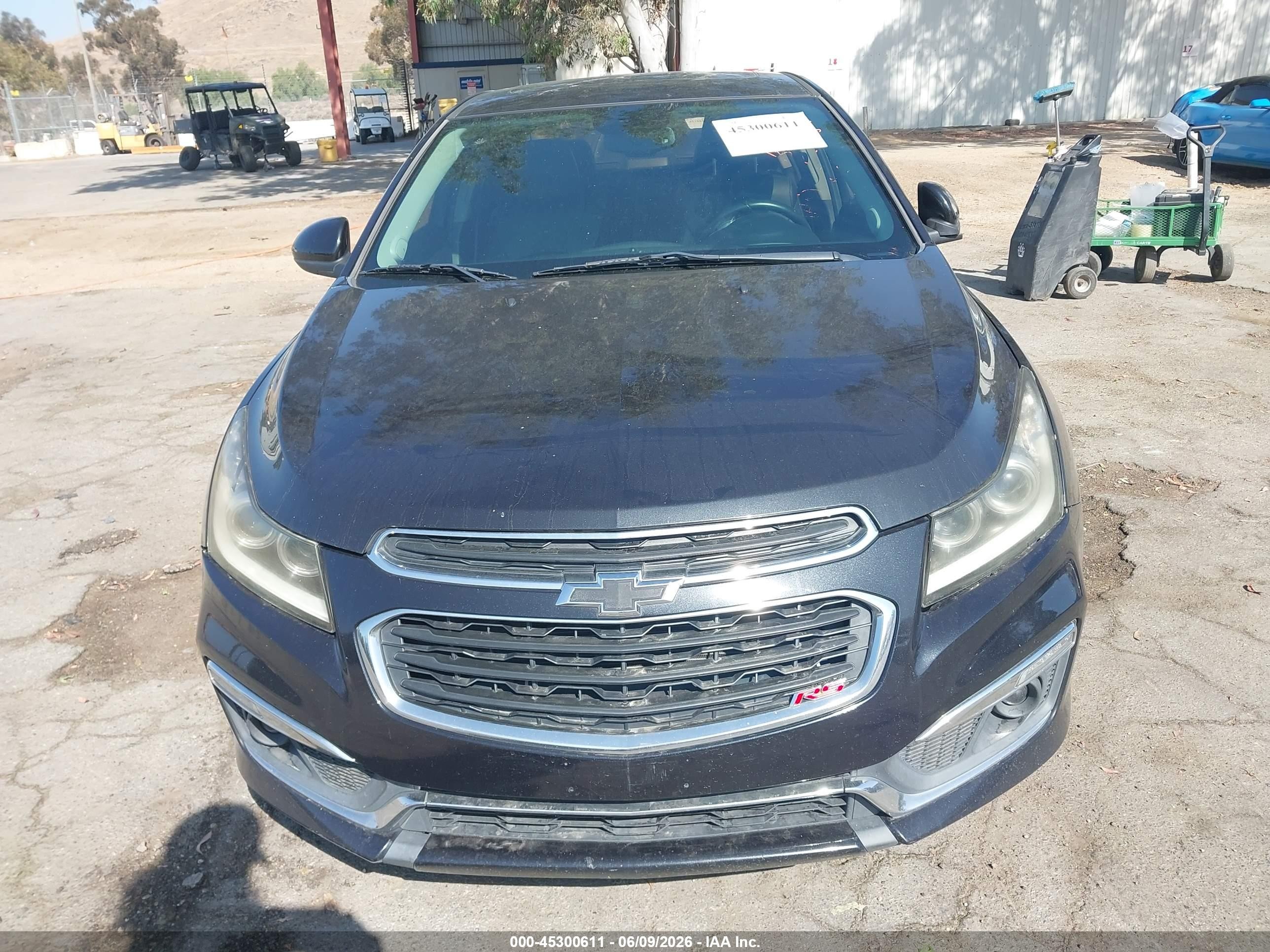 2015 Chevrolet Cruze Ltz Gray vin: 1G1PG5SB4F7155195