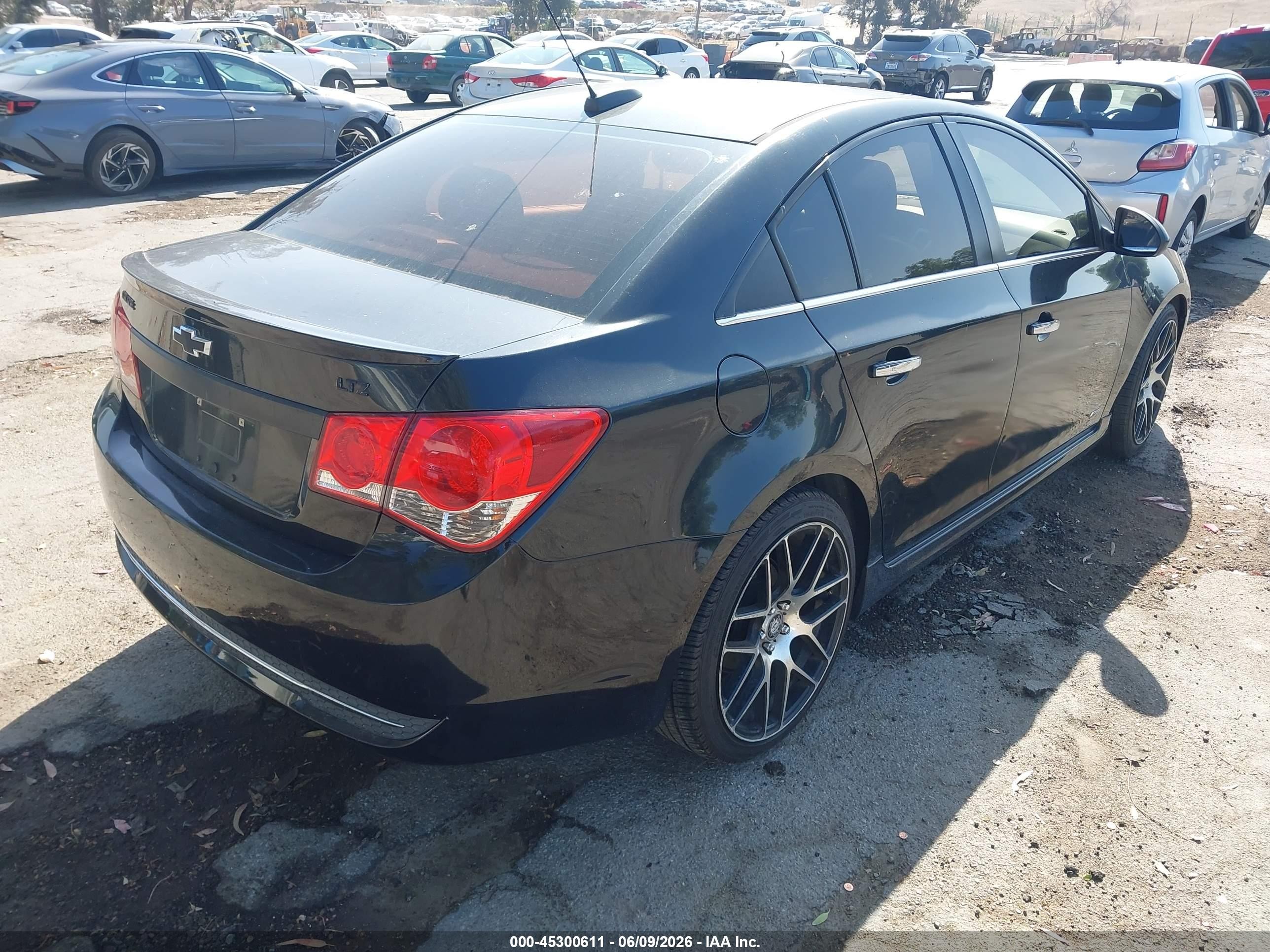 2015 Chevrolet Cruze Ltz Gray vin: 1G1PG5SB4F7155195