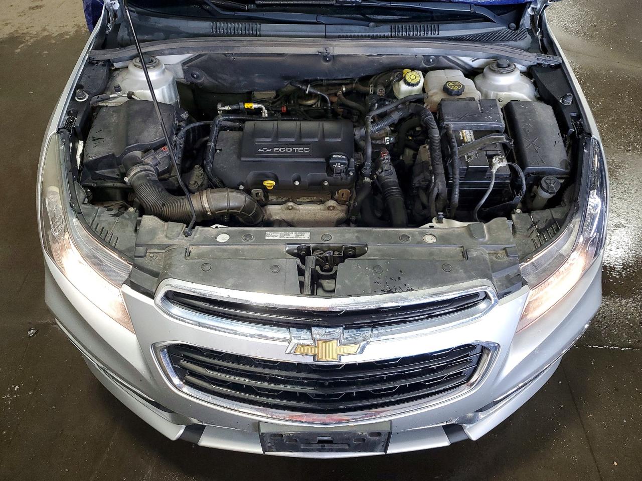 2015 Chevrolet Cruze Ltz Silver vin: 1G1PG5SB4F7189914