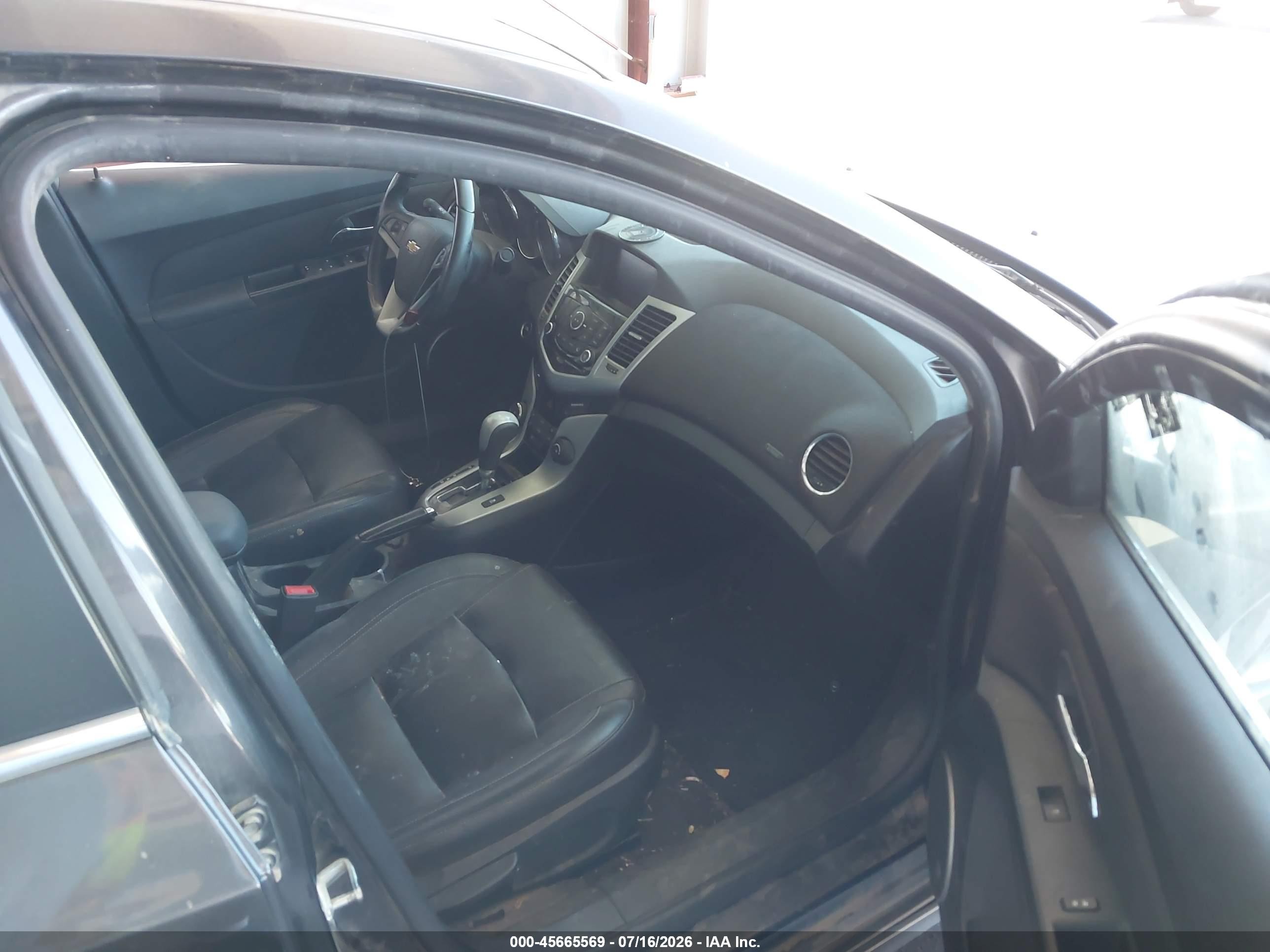 2015 Chevrolet Cruze Ltz Gray vin: 1G1PG5SB4F7227111