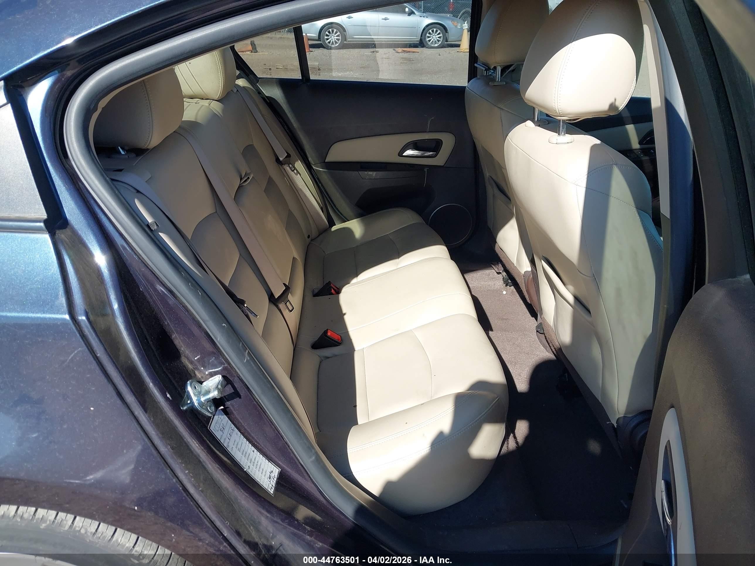 2015 Chevrolet Cruze Ltz Blue vin: 1G1PG5SB4F7230834