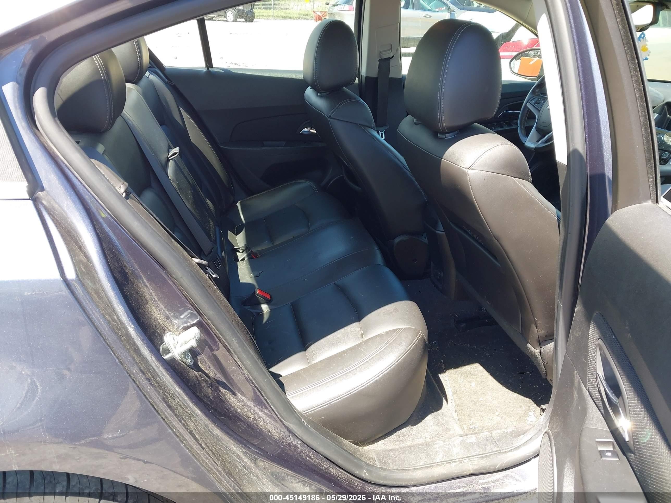 2013 Chevrolet Cruze Ltz Gray vin: 1G1PG5SB5D7159754