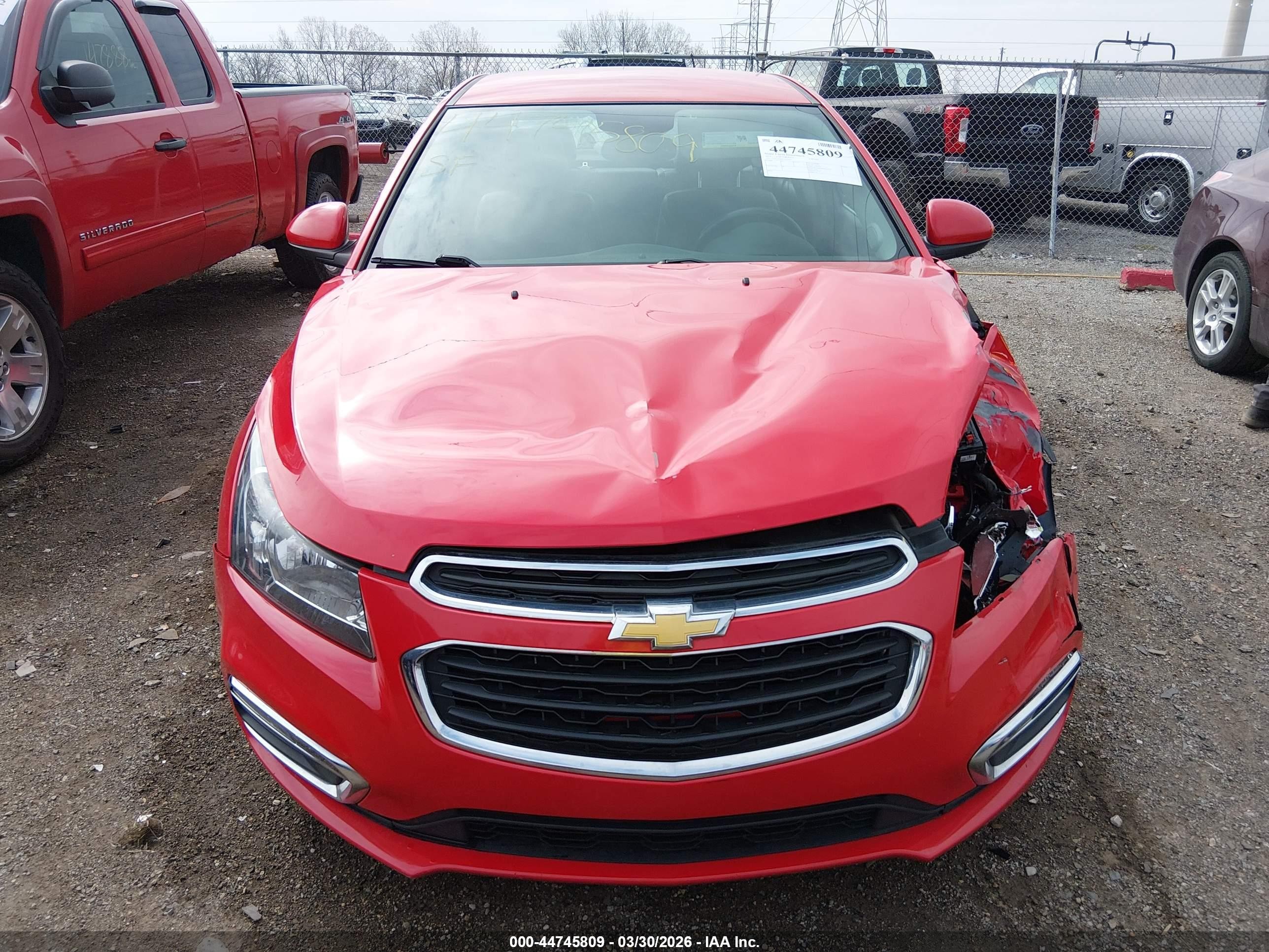 2015 Chevrolet Cruze Ltz Красный vin: 1G1PG5SB5F7167565