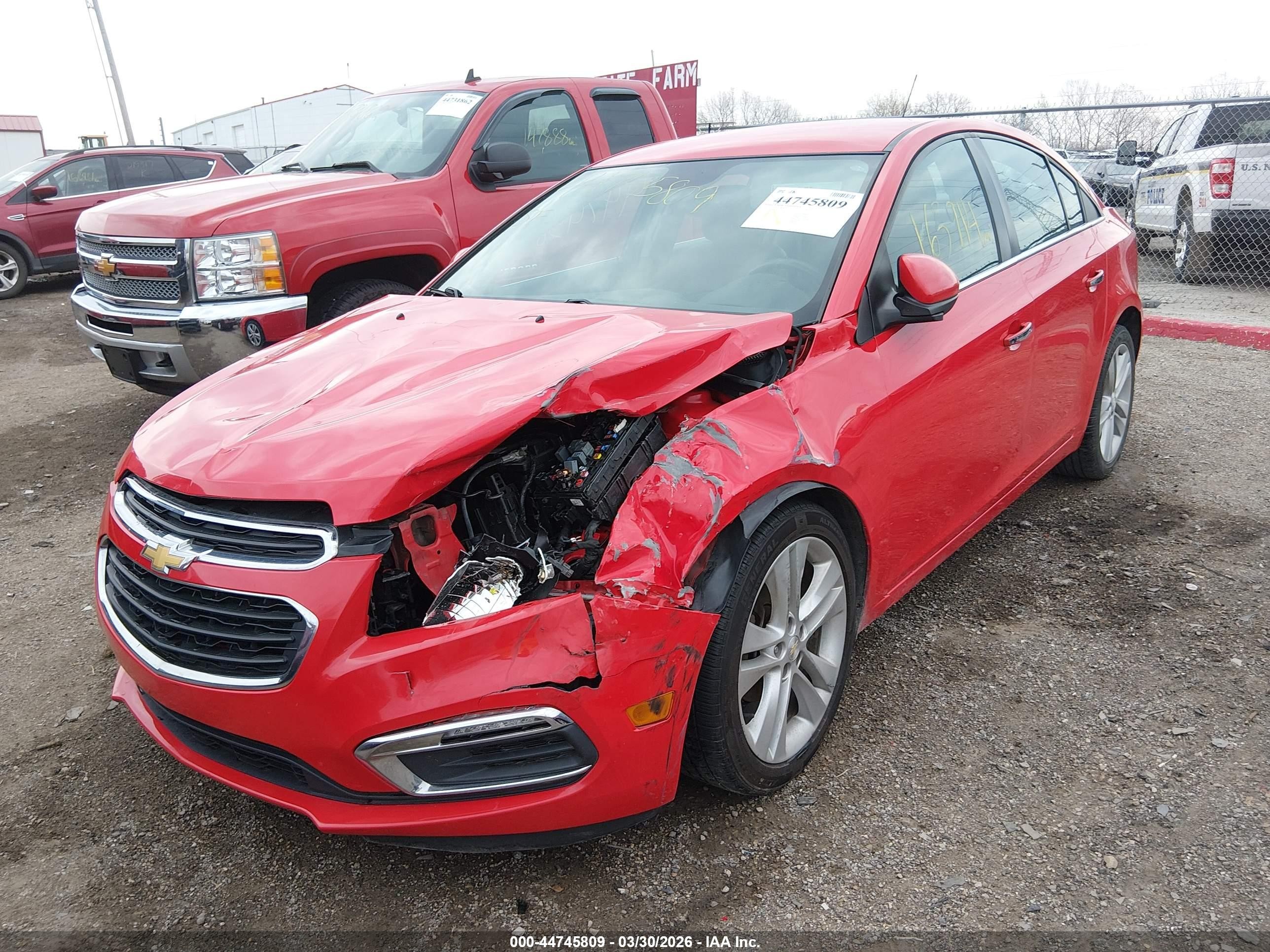 2015 Chevrolet Cruze Ltz Красный vin: 1G1PG5SB5F7167565