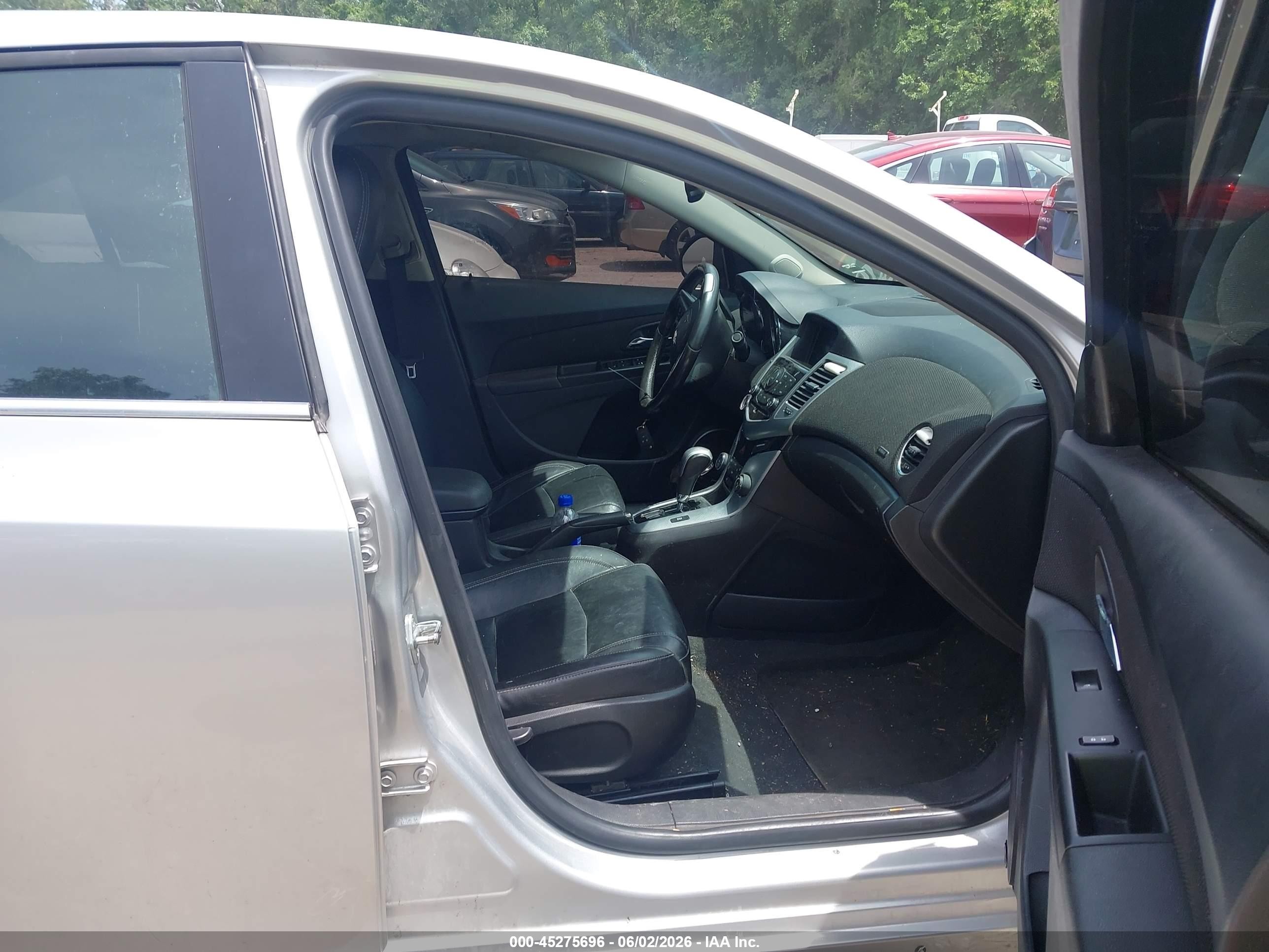 2015 Chevrolet Cruze Ltz Silver vin: 1G1PG5SB5F7186228