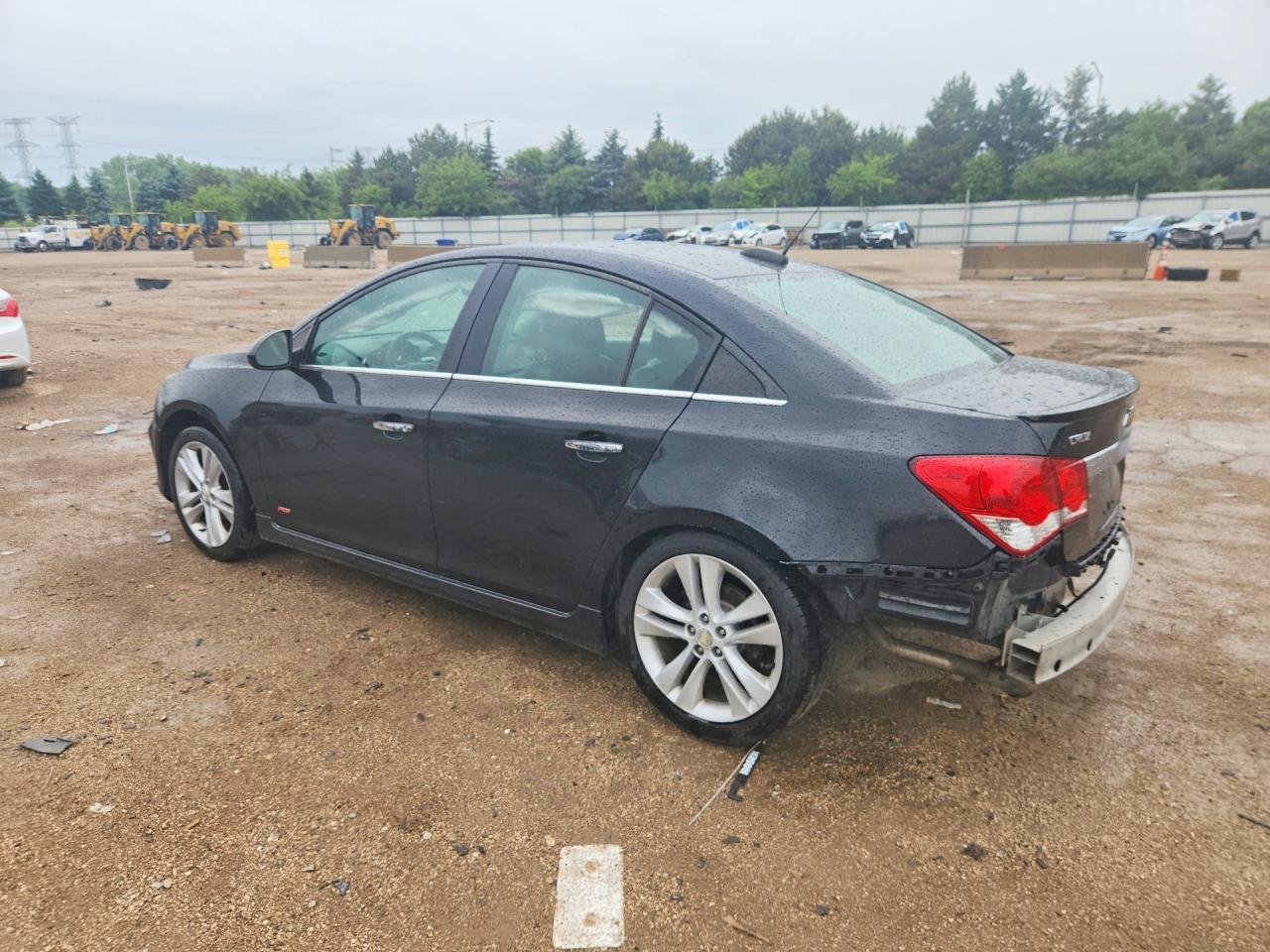 2015 Chevrolet Cruze Ltz Black vin: 1G1PG5SB5F7196368