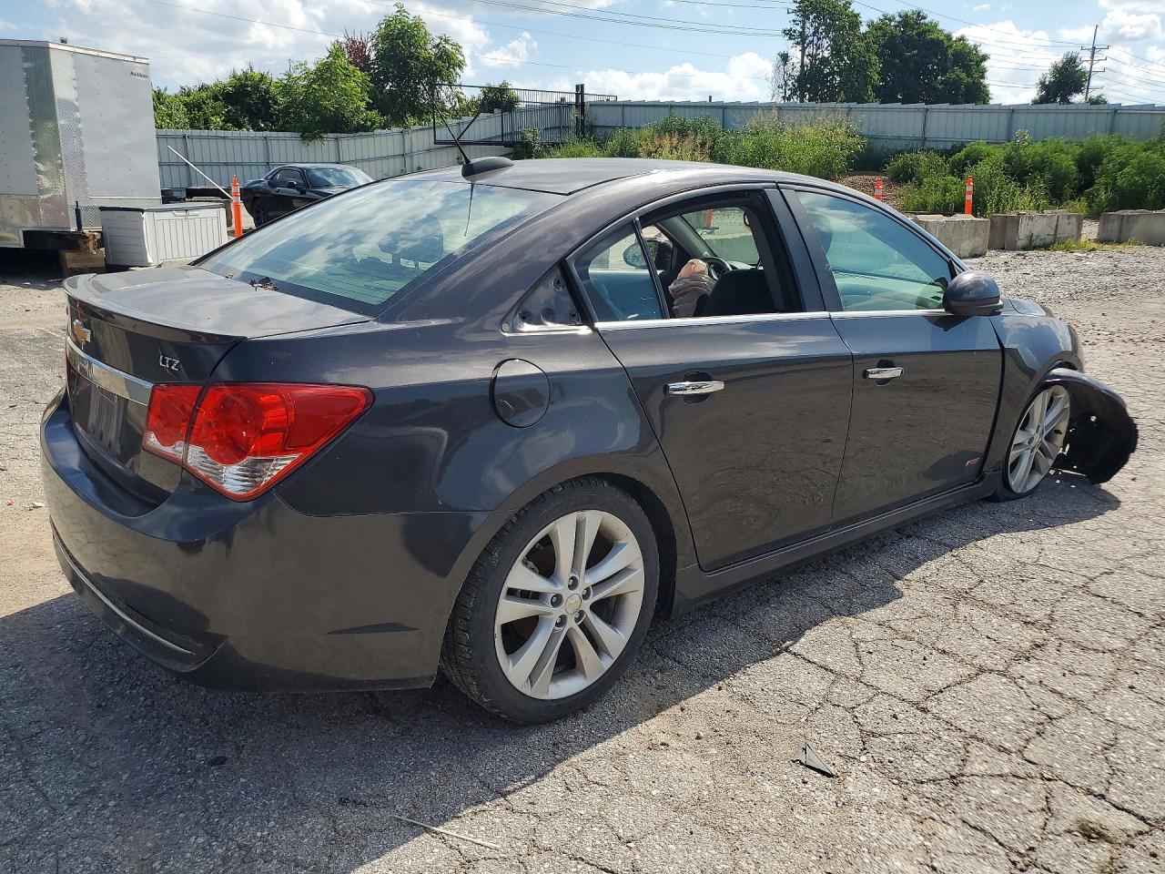 2015 Chevrolet Cruze Ltz Black vin: 1G1PG5SB5F7242667