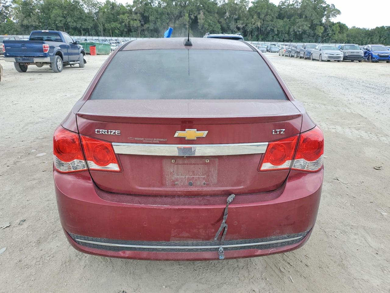 2015 Chevrolet Cruze Ltz Red vin: 1G1PG5SB5F7254236