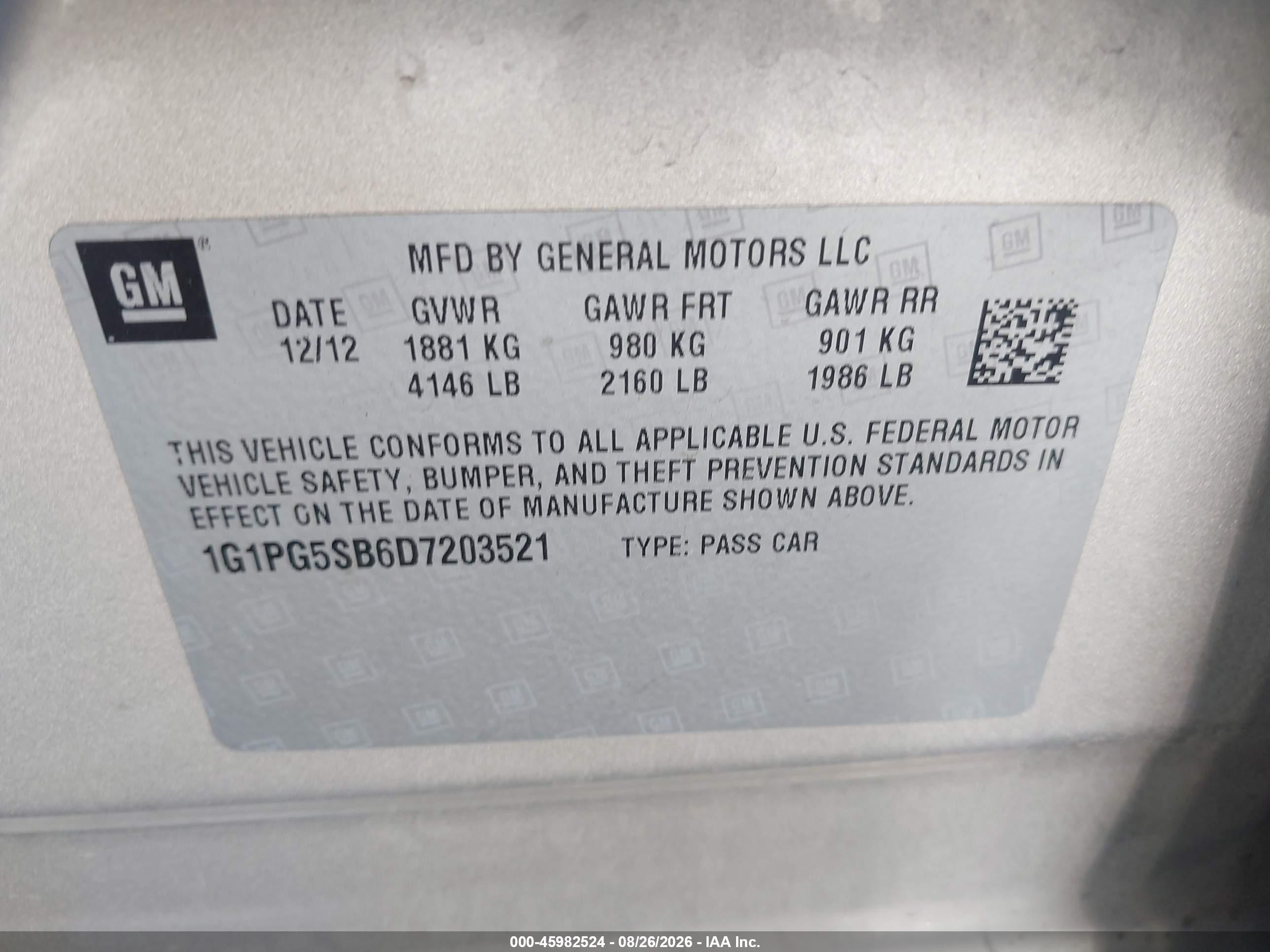 2013 Chevrolet Cruze Ltz Золотой vin: 1G1PG5SB6D7203521