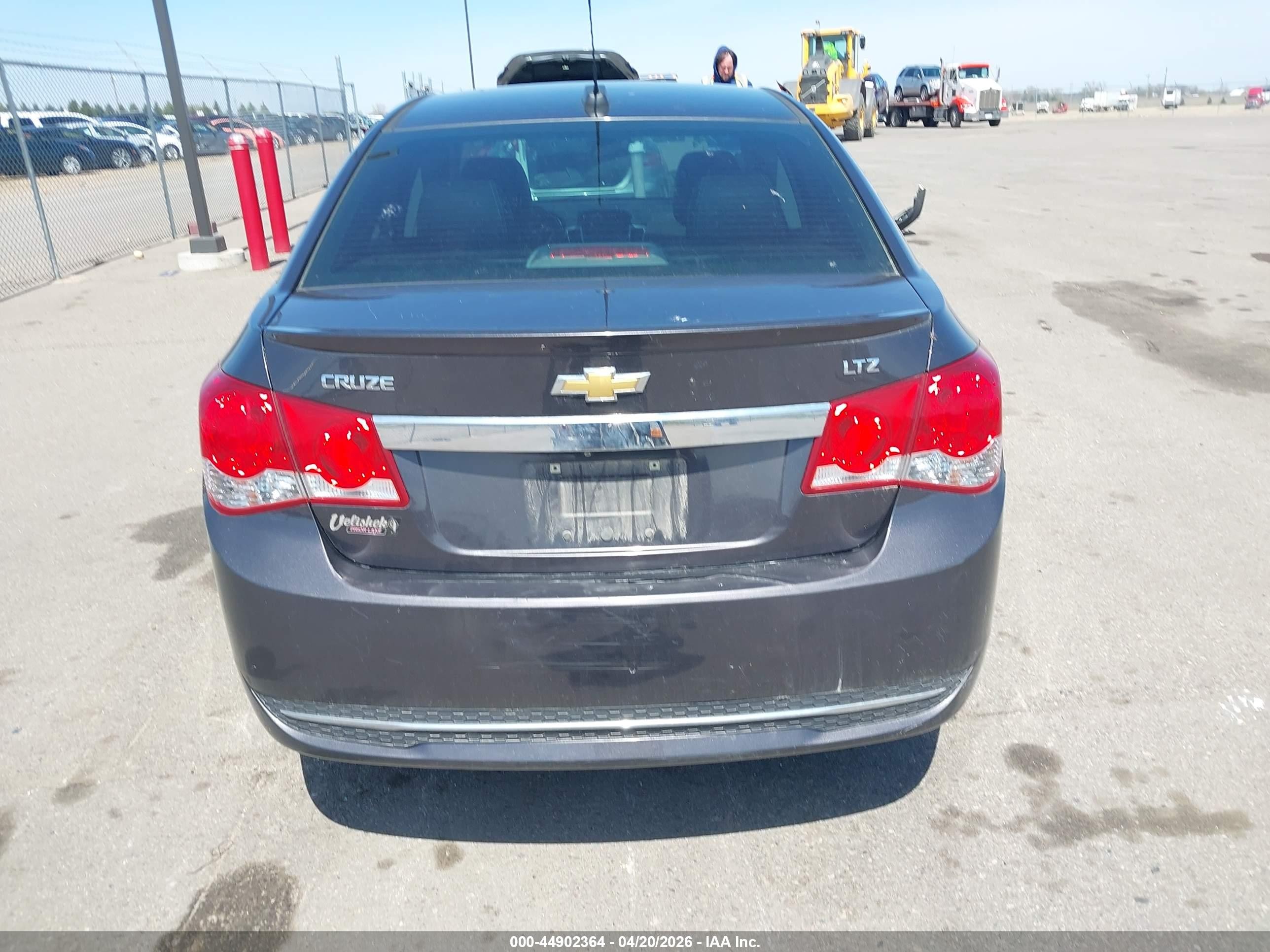 2015 Chevrolet Cruze Ltz Gray vin: 1G1PG5SB6F7224209