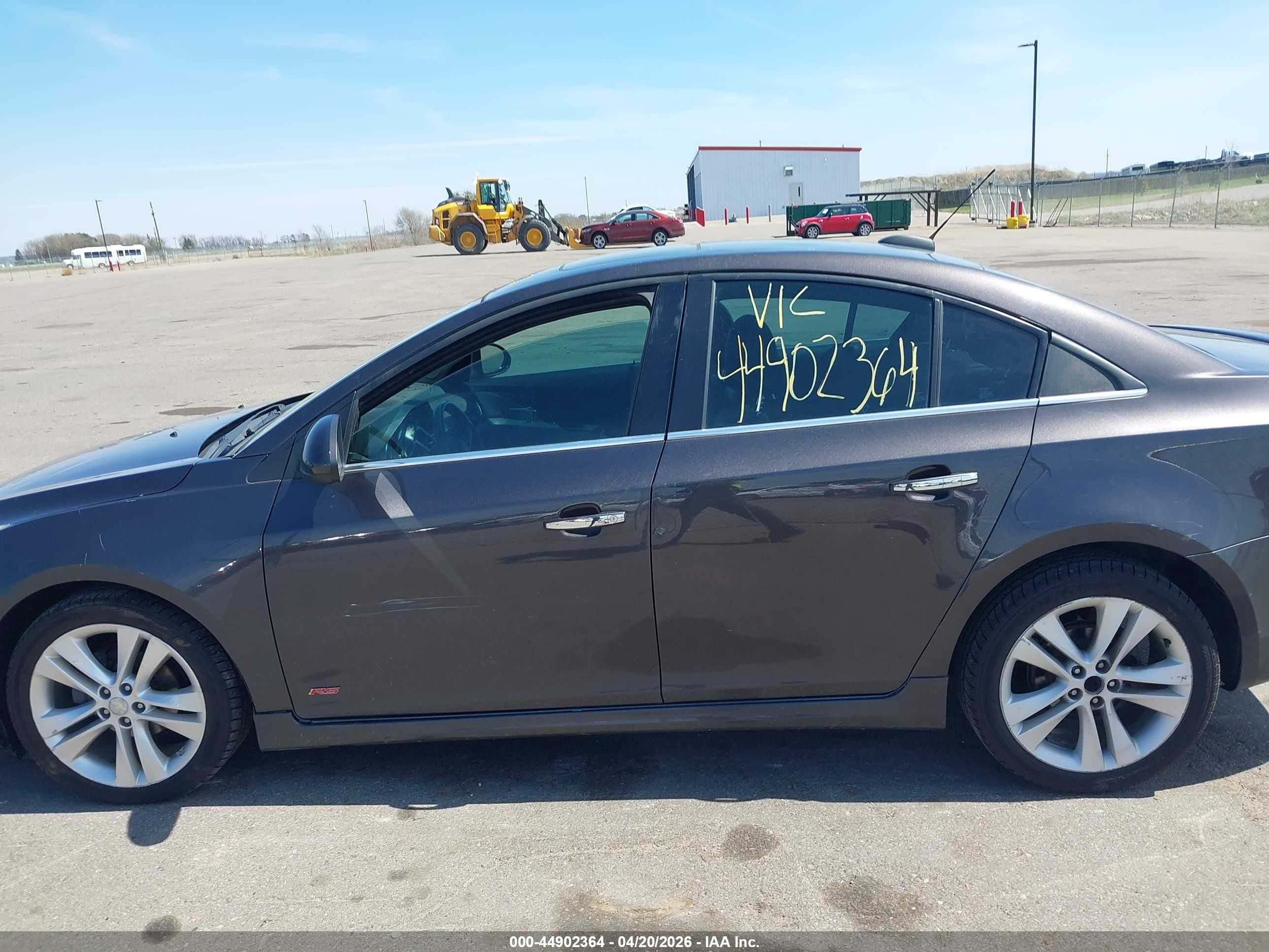 2015 Chevrolet Cruze Ltz Gray vin: 1G1PG5SB6F7224209