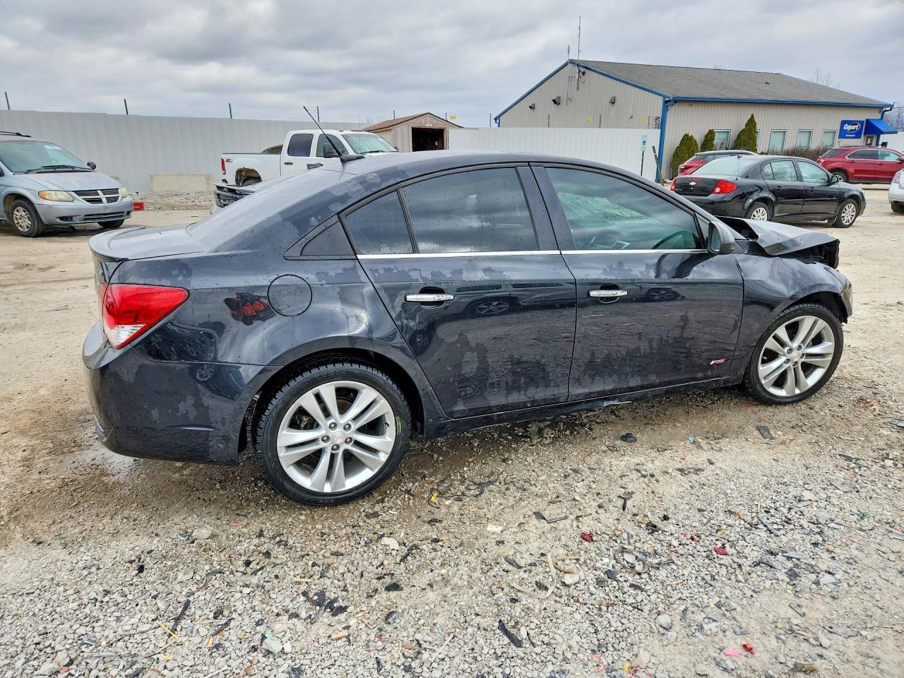 2013 Chevrolet Cruze Ltz Black vin: 1G1PG5SB7D7294167