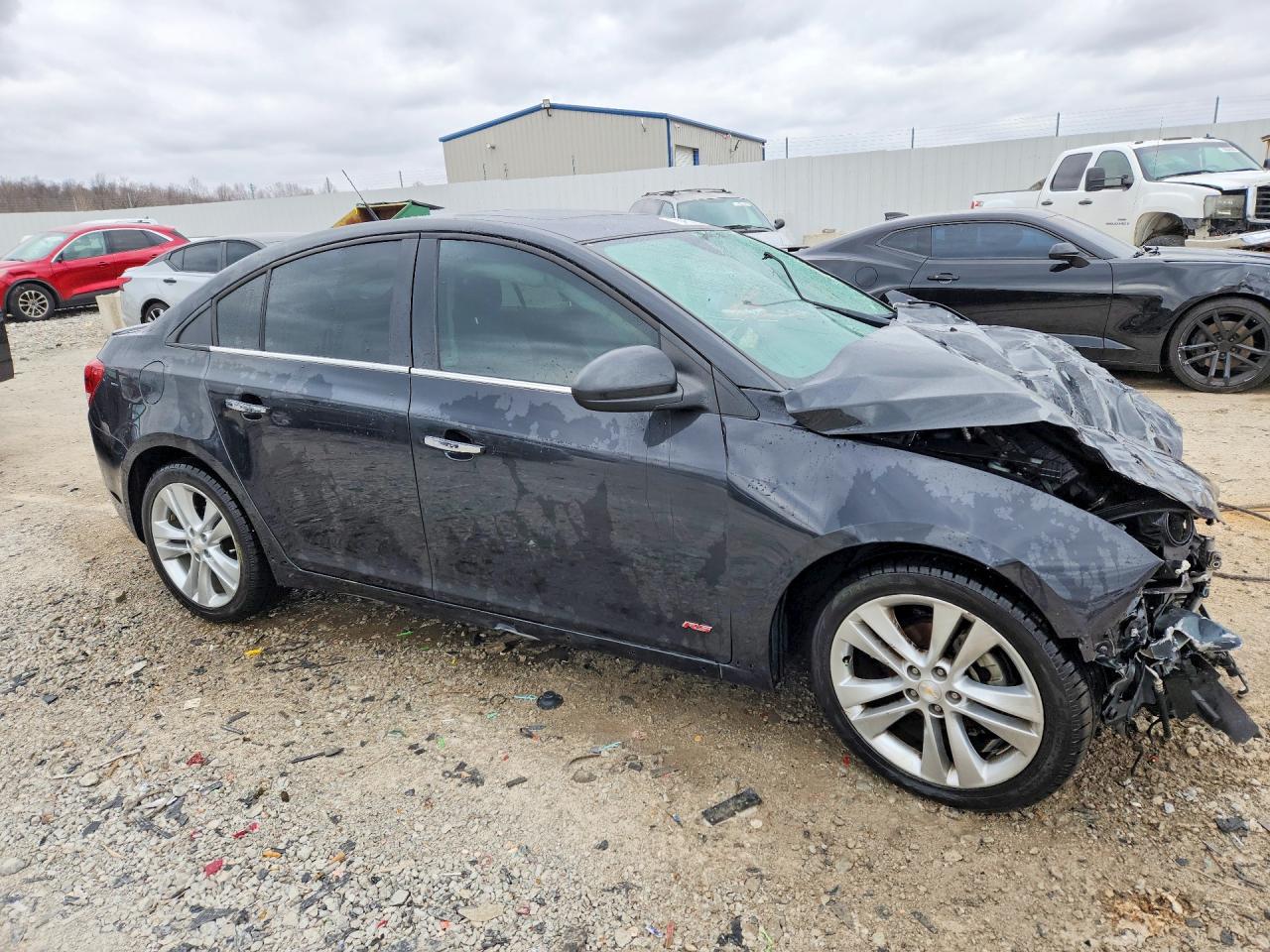 2013 Chevrolet Cruze Ltz Black vin: 1G1PG5SB7D7294167