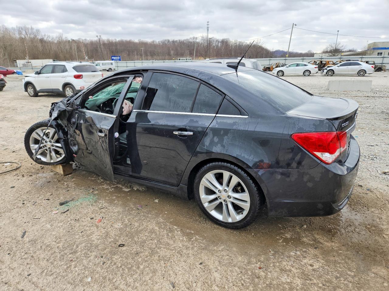 2013 Chevrolet Cruze Ltz Black vin: 1G1PG5SB7D7294167