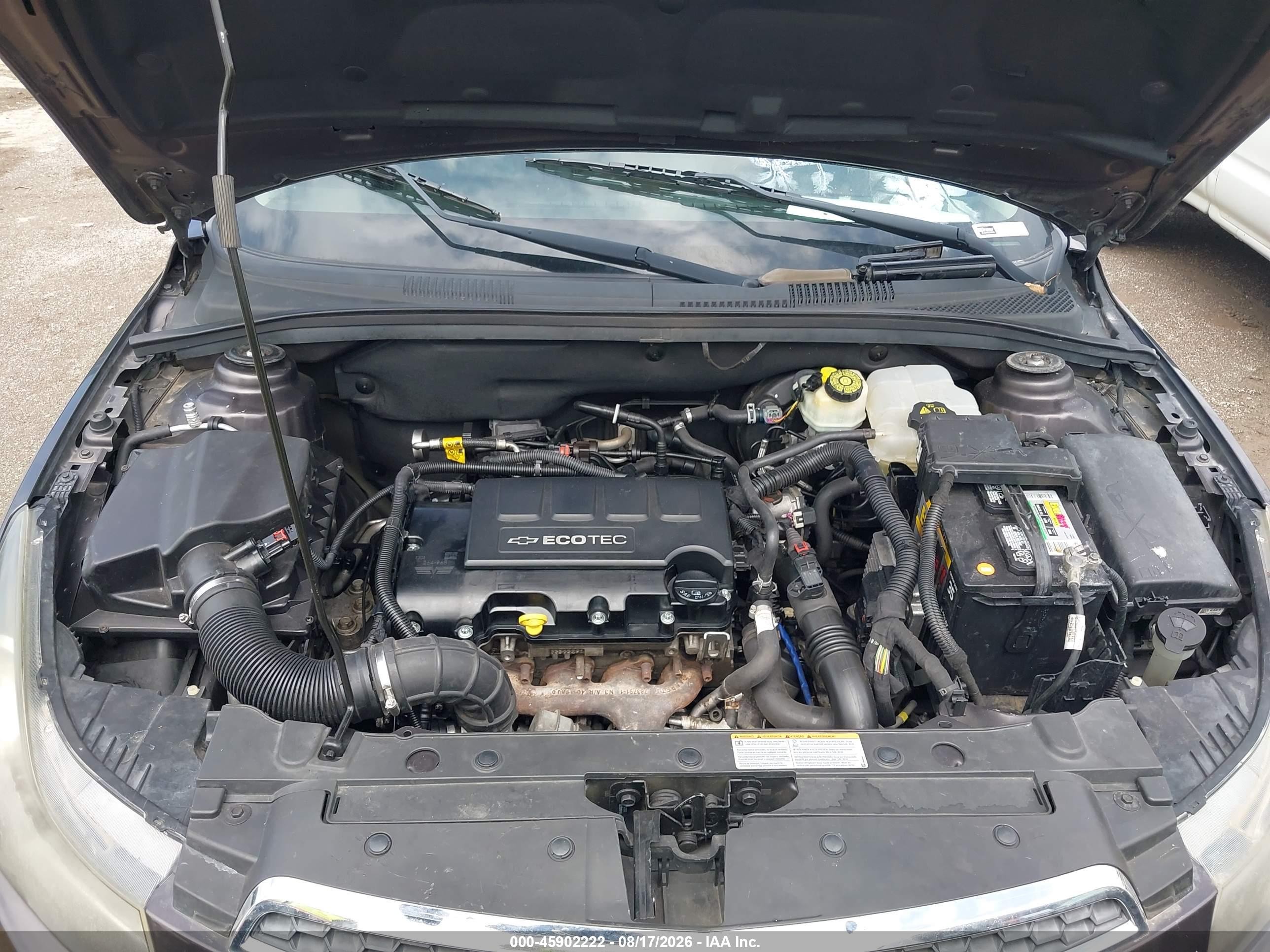 2014 Chevrolet Cruze Ltz Gray vin: 1G1PG5SB7E7300650