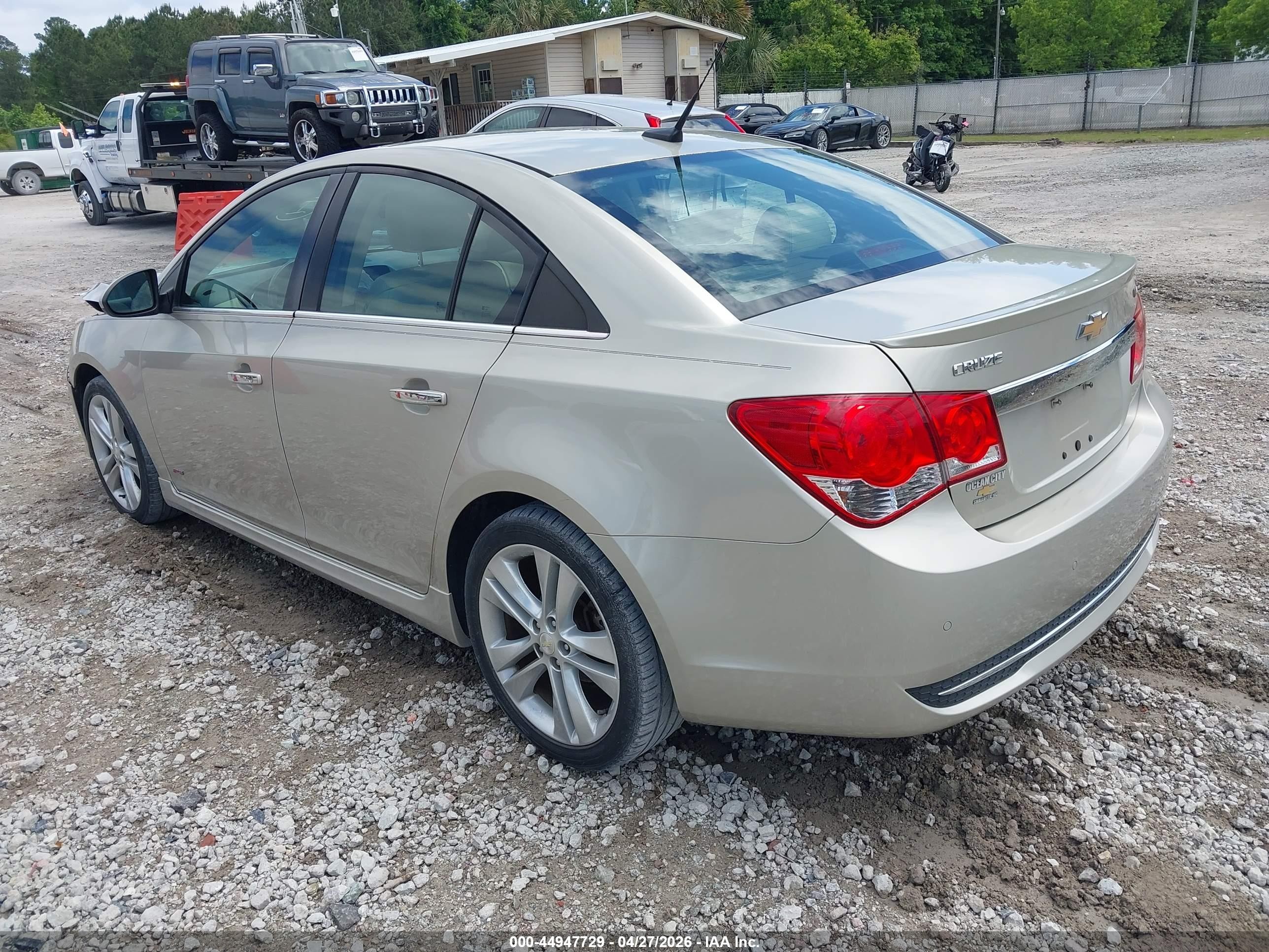 2014 Chevrolet Cruze Ltz Champagne vin: 1G1PG5SB7E7370360