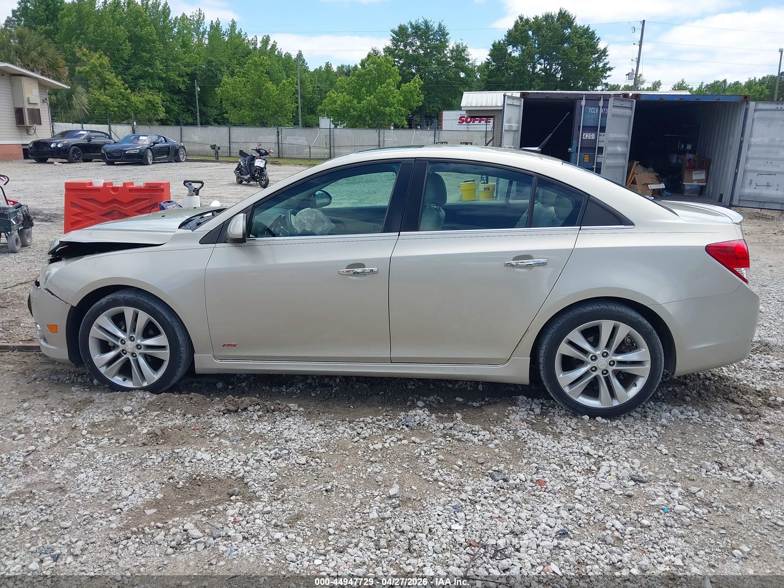 2014 Chevrolet Cruze Ltz Champagne vin: 1G1PG5SB7E7370360
