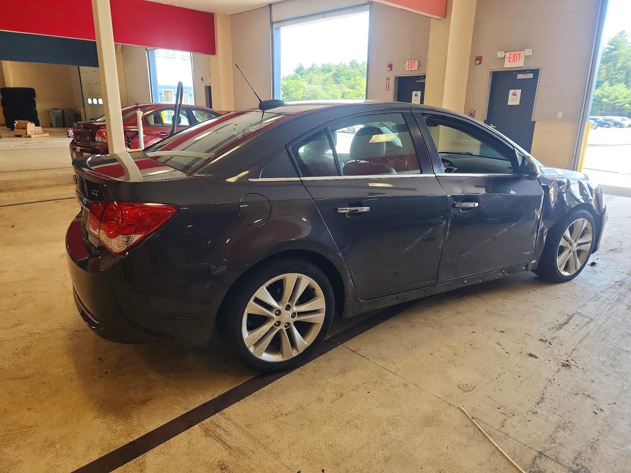 2015 Chevrolet Cruze Ltz Gray vin: 1G1PG5SB7F7122532